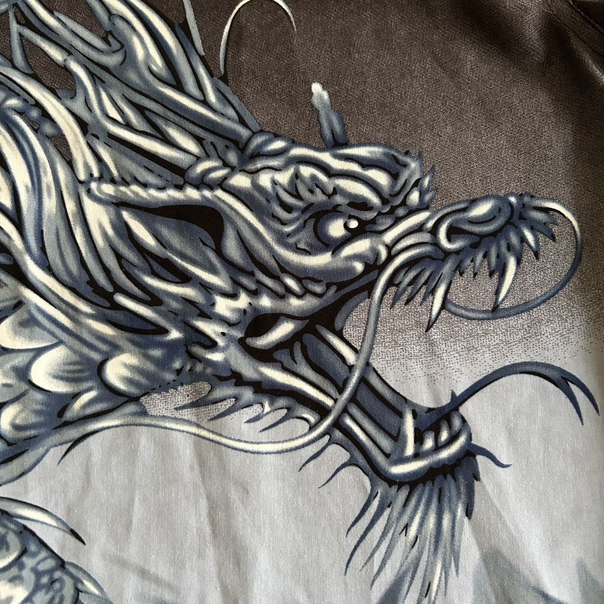 Other Japan Style Garment Shirt Button Down Japanese Dragon Size US XL / EU 56 / 4 - 10 Thumbnail