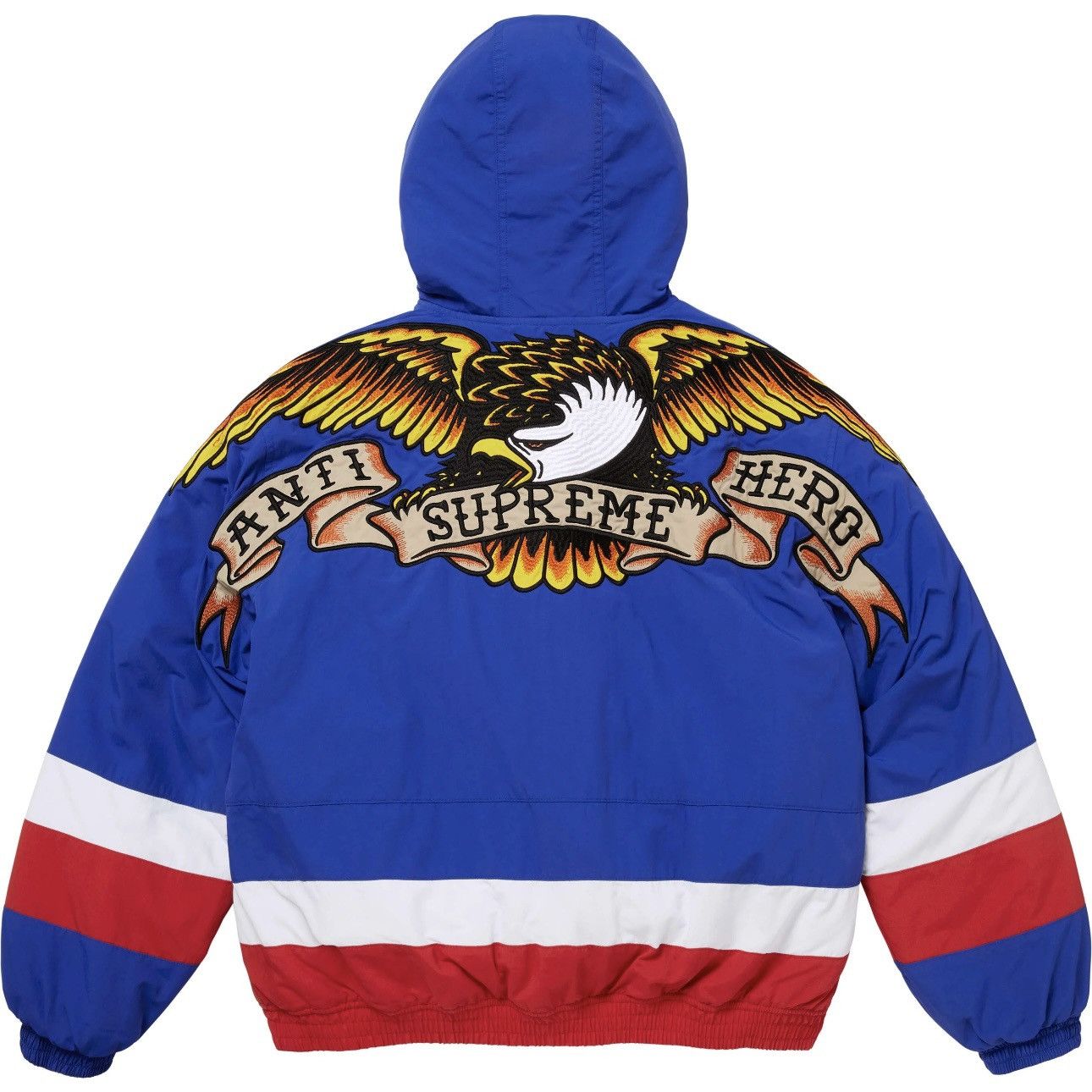 Supreme SUPREME 26SS Playboy Hooded MA-1 Bomber Jacket Navy Size L