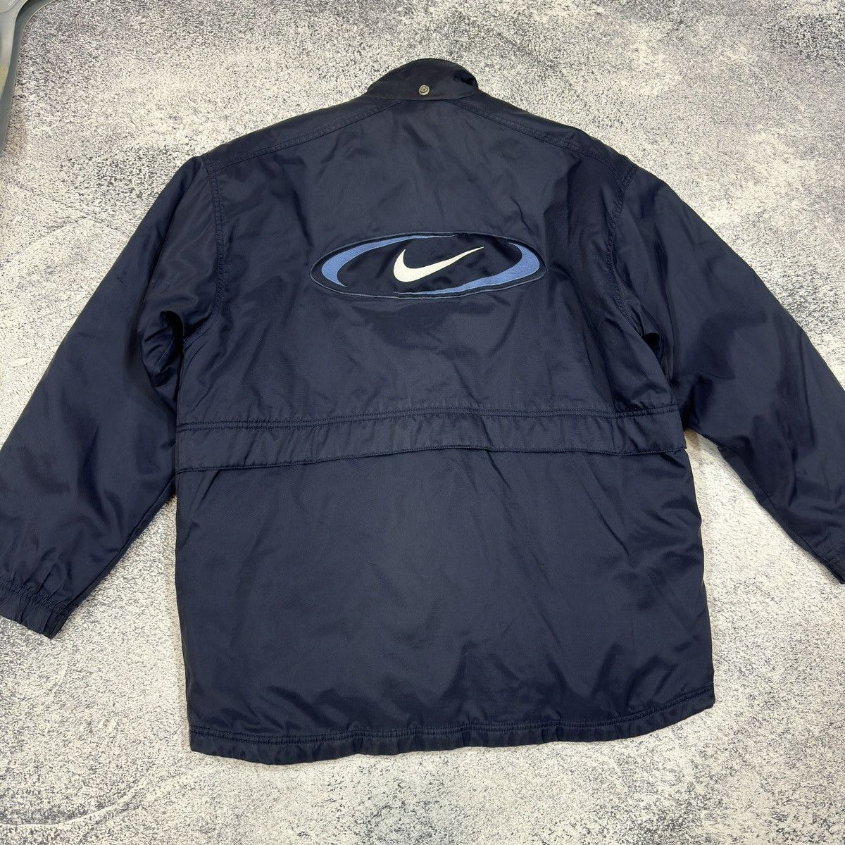 Nike × Vintage Vintage Nike Navy Jacket M size Size US M / EU 48-50 / 2 - 11 Thumbnail