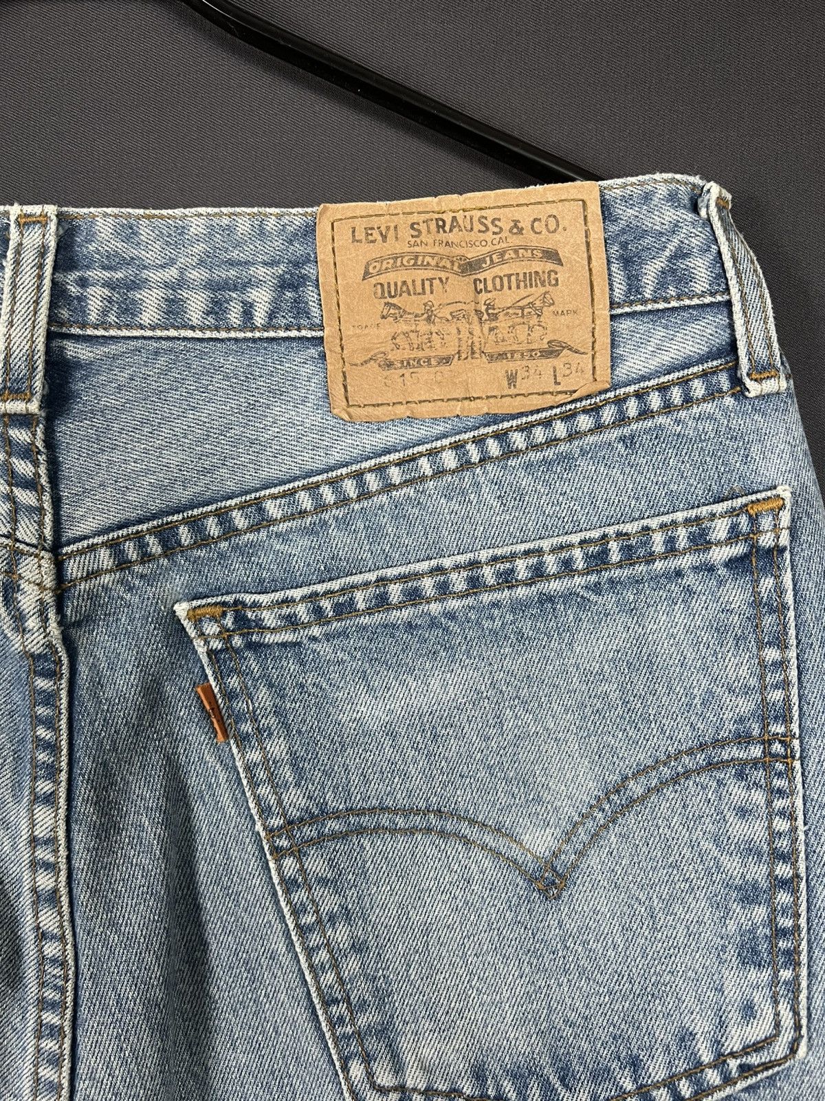 Levi's Vintage Levi’s 615 red tab men’s jeans Size US 34 / EU 50 - 3 Thumbnail
