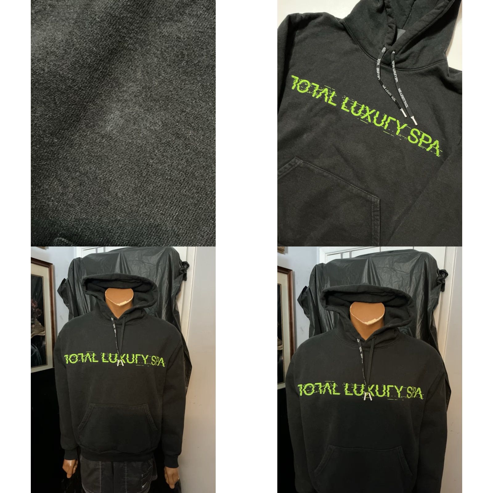 Vintage Total Luxury Spa Scanner Black Heavyweight Fleece Pullover Hoodie M Unisex Adults Size M Size US M / EU 48-50 / 2 - 8 Thumbnail