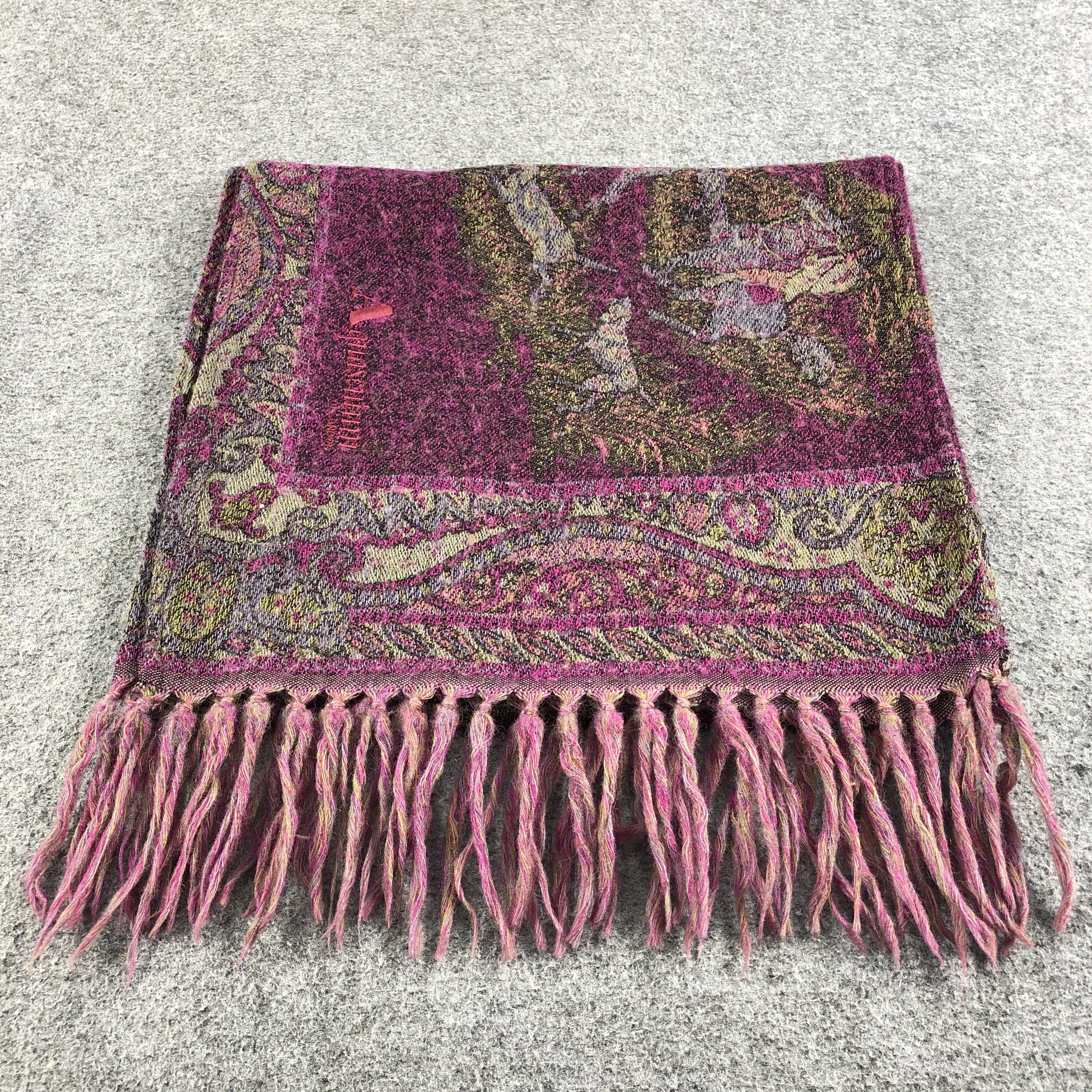 Aquascutum RARE Aquascutum Wool Scarf Muffler V765 Size ONE SIZE - 2 Thumbnail