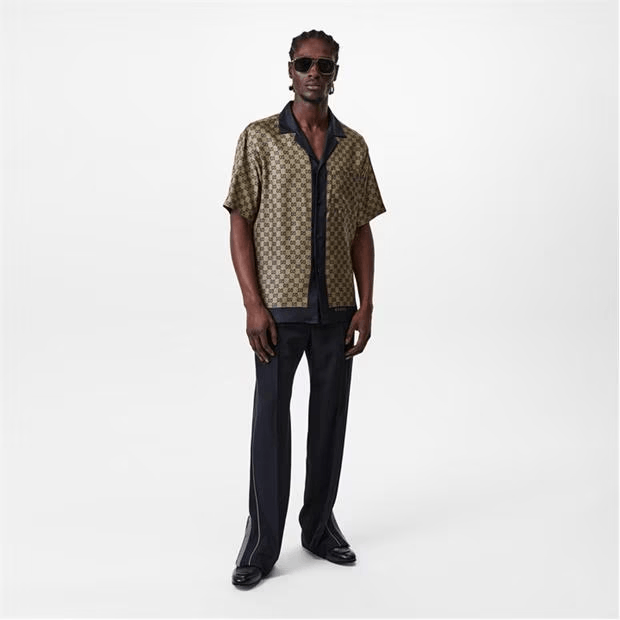 Gucci Embroidered Wool Twill Trousers Size 44S - 5 Thumbnail