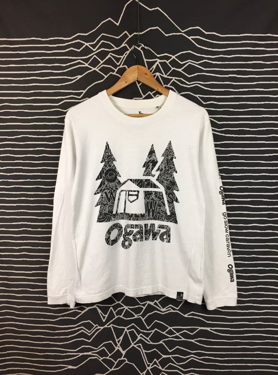 go slow caravan Go Slow Caravan Ogawa Camping Graphic Long Sleeve Tee Size US M / EU 48-50 / 2 - 2 Thumbnail