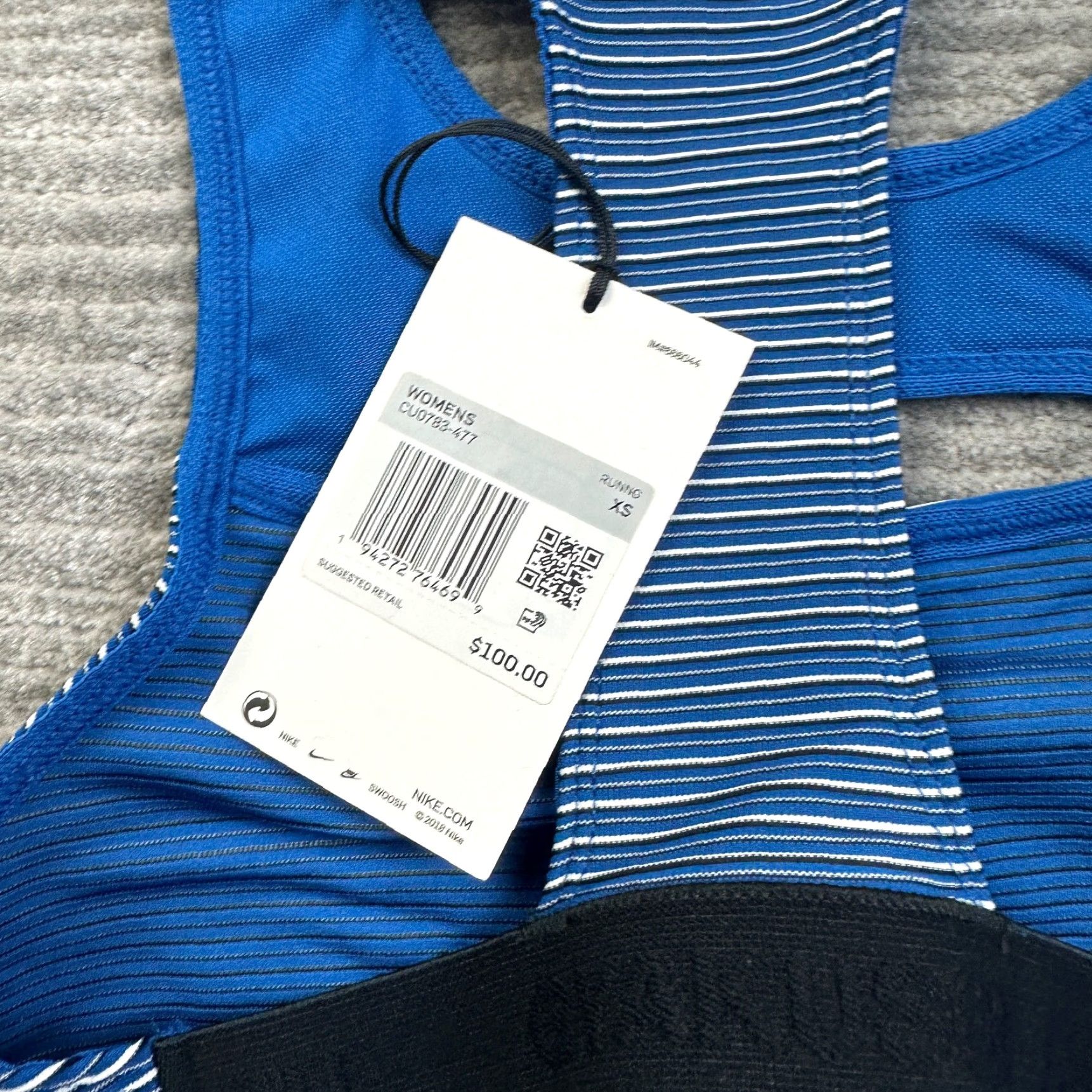 Nike Nike Gyakusou Undercover Knit Tank Womens XS Blue Dri-Fit Running Top Size XS / US 0-2 / IT 36-38 - 4 Thumbnail