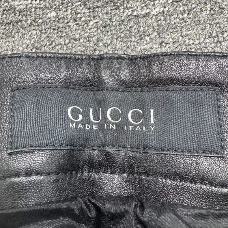 Gucci Gucci Black sheepskin casual pants Size US 30 / EU 46 - 2 Thumbnail