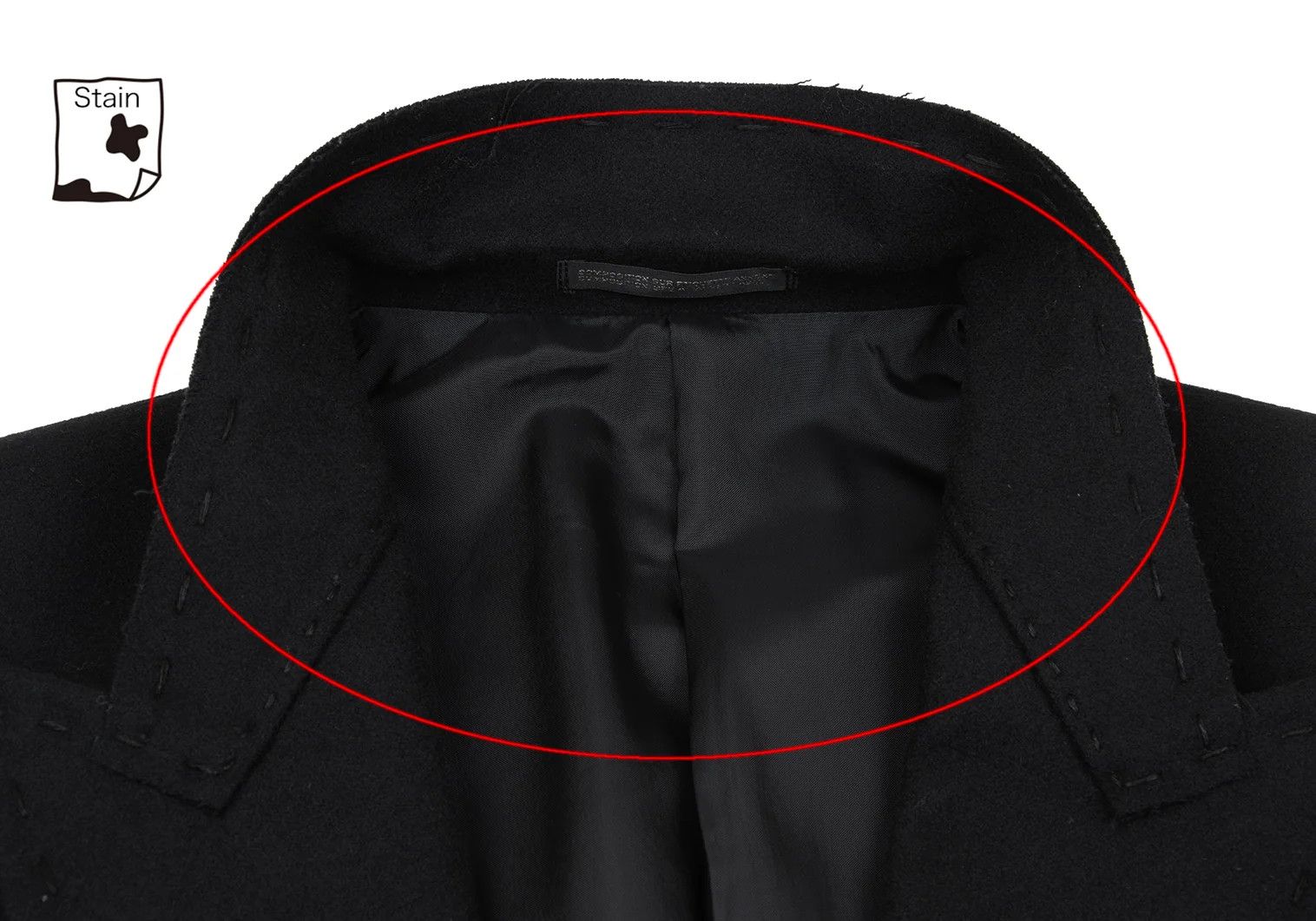 Yohji Yamamoto Yohji Yamamoto Wool Cut Stitch Design Jacket Size US L / EU 52-54 / 3 - 4 Thumbnail