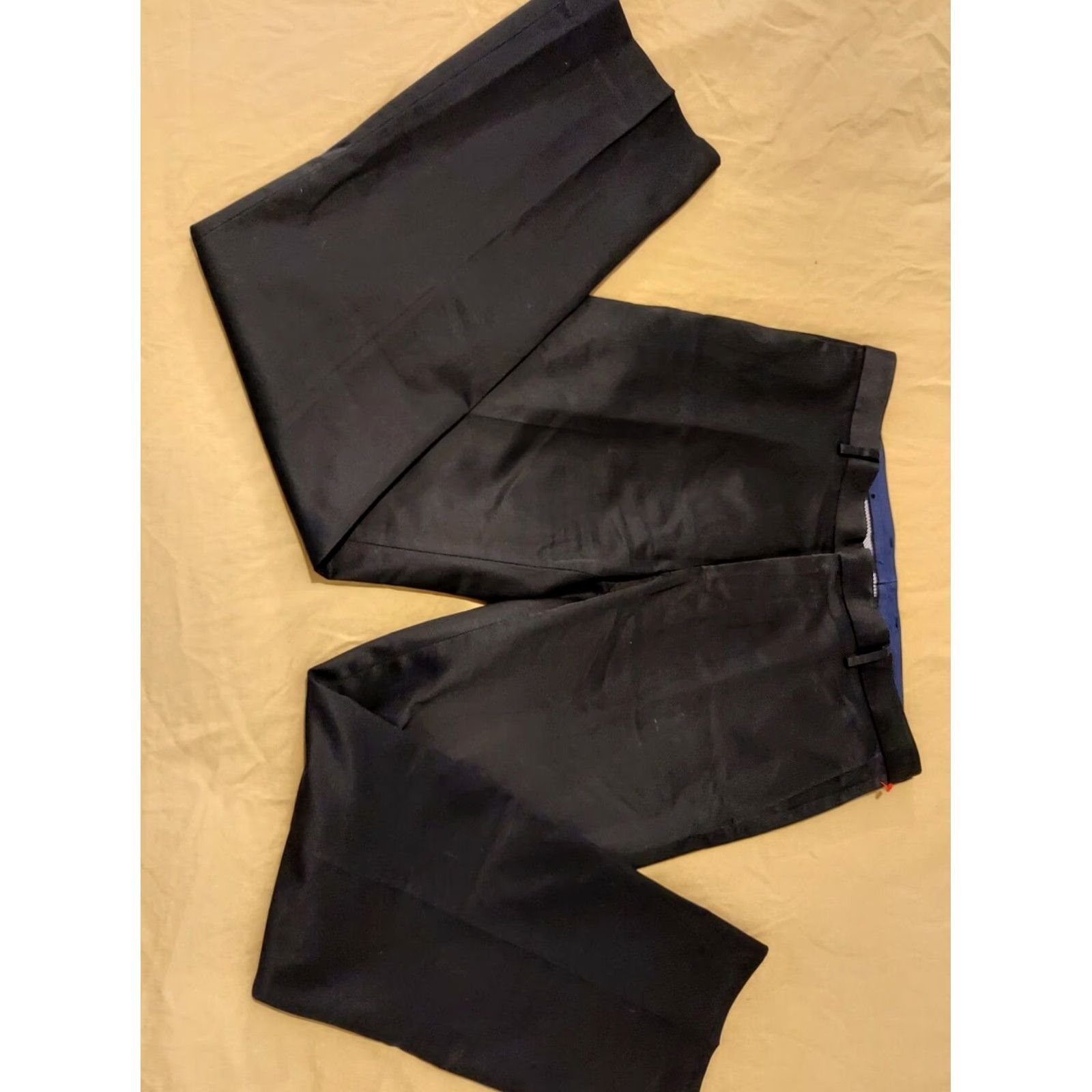 Banana Republic Banana Republic Dress Pants Navy Blue 33x32 Cotton Slacks Chino Trouser Men Regular Size 33 Mens Pants Size US 33 - 3 Thumbnail