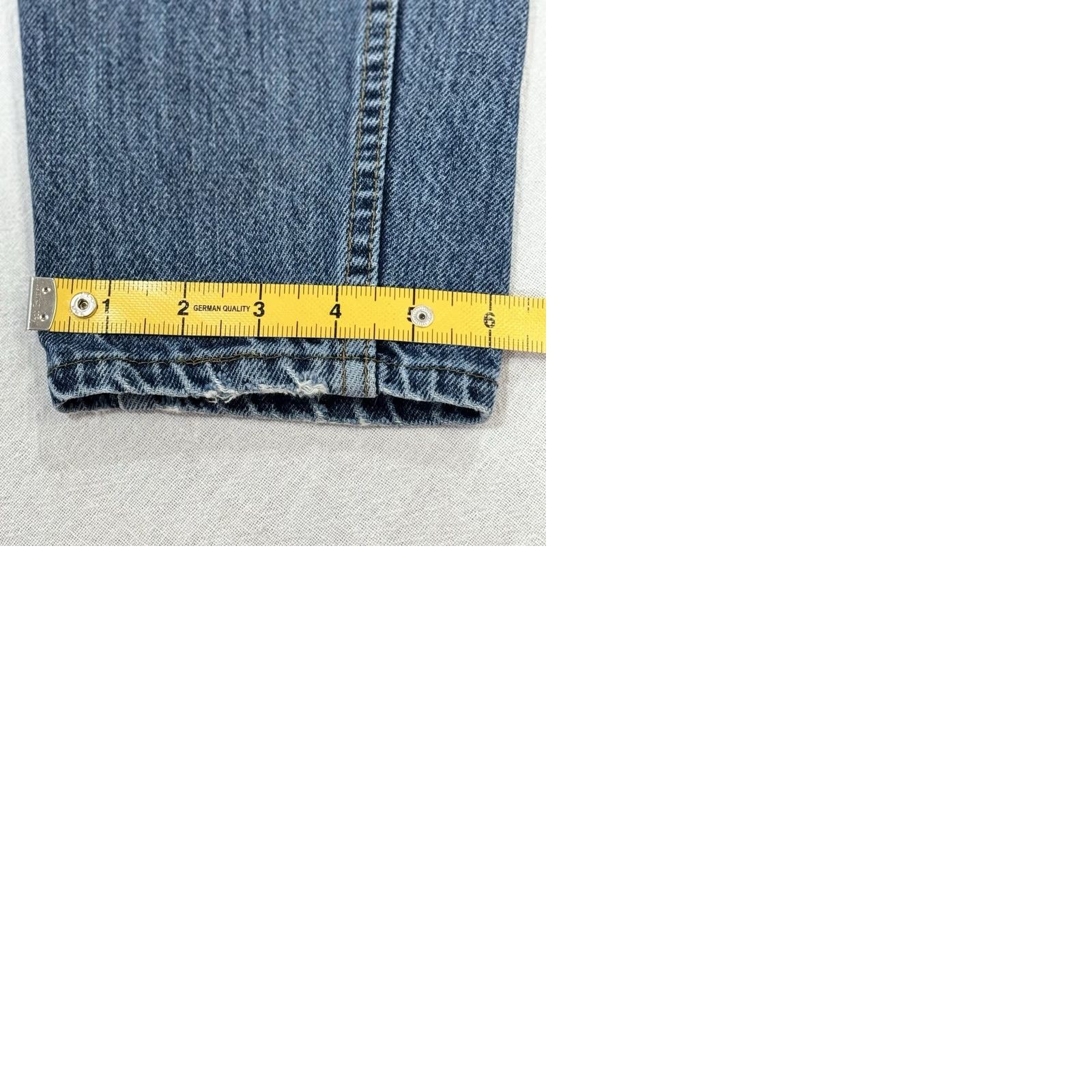 Levi's VINTAGE Levi's 550 Jeans 30x30 Denim 11M Women Blue 90s Tapered High Rise 5-Pocket Made in USA 100% Cotton Jeans Size 32" / US 10 / IT 46 - 9 Thumbnail