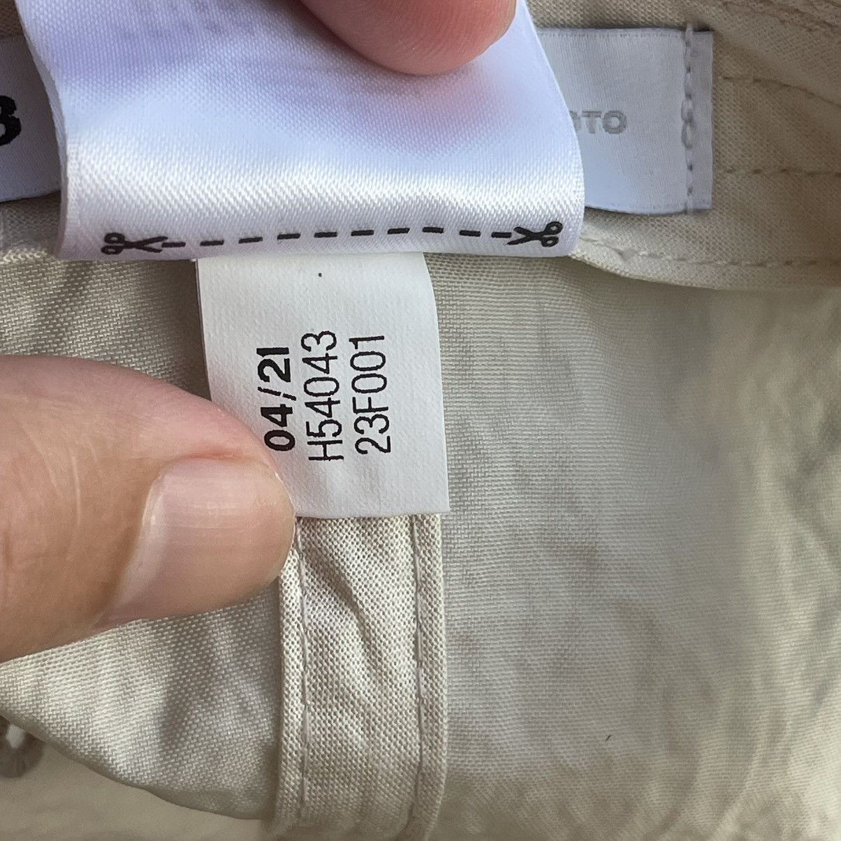 Adidas × Y-3 Adidas Y-3 Cordura Cap - Non-Dyed / Clear Brown (H54043 Size ONE SIZE - 6 Thumbnail