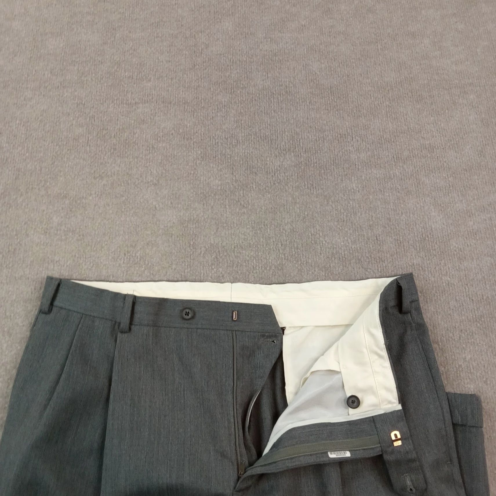 Brooks Brothers Brooks Brothers Gray Madison Straight Wool Dress Pants Men 38x30 (36x29 Actual) Regular Size US 36 / EU 52 - 6 Thumbnail