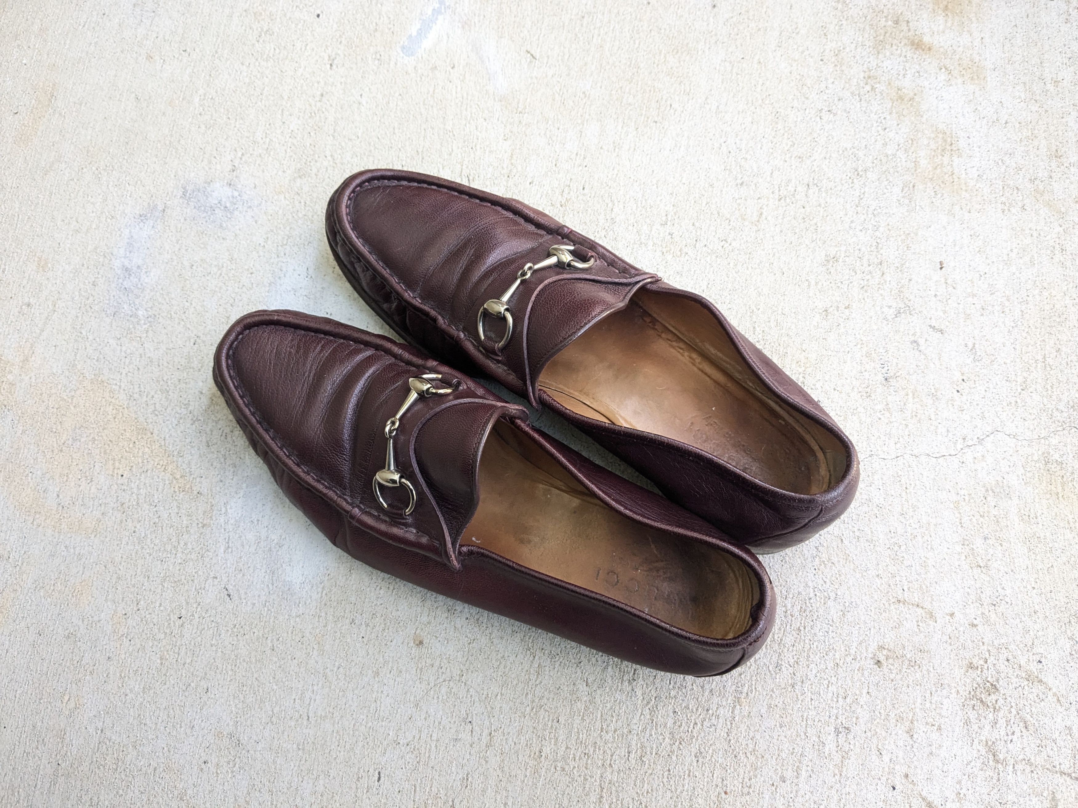 Gucci Gucci Horsebit Loafers Burgundy Leather 10.5 Size US 10.5 / EU 43-44 - 10 Thumbnail