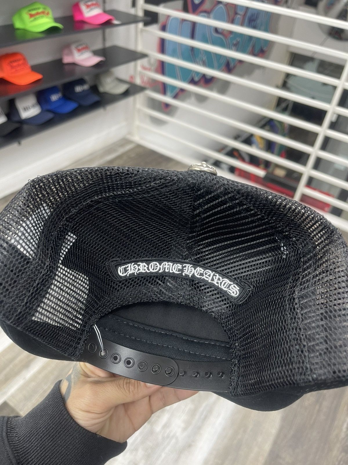 Chrome Hearts Chrome hearts hat 3 crosses black/camo Size 30 - 3 Thumbnail