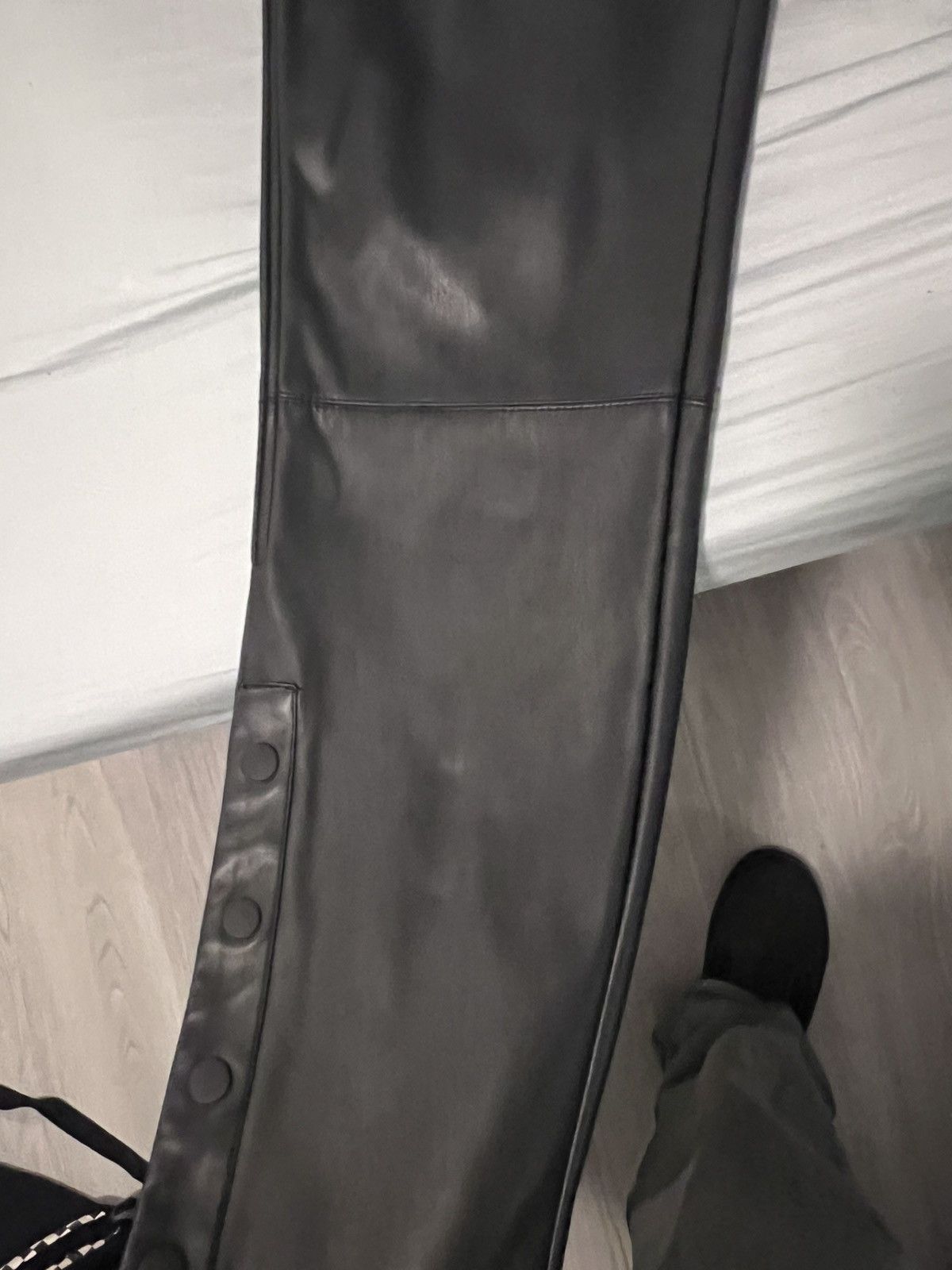 Japanese Brand × Vintage Vintage Leather Skinny Pants Size US 31 - 5 Thumbnail