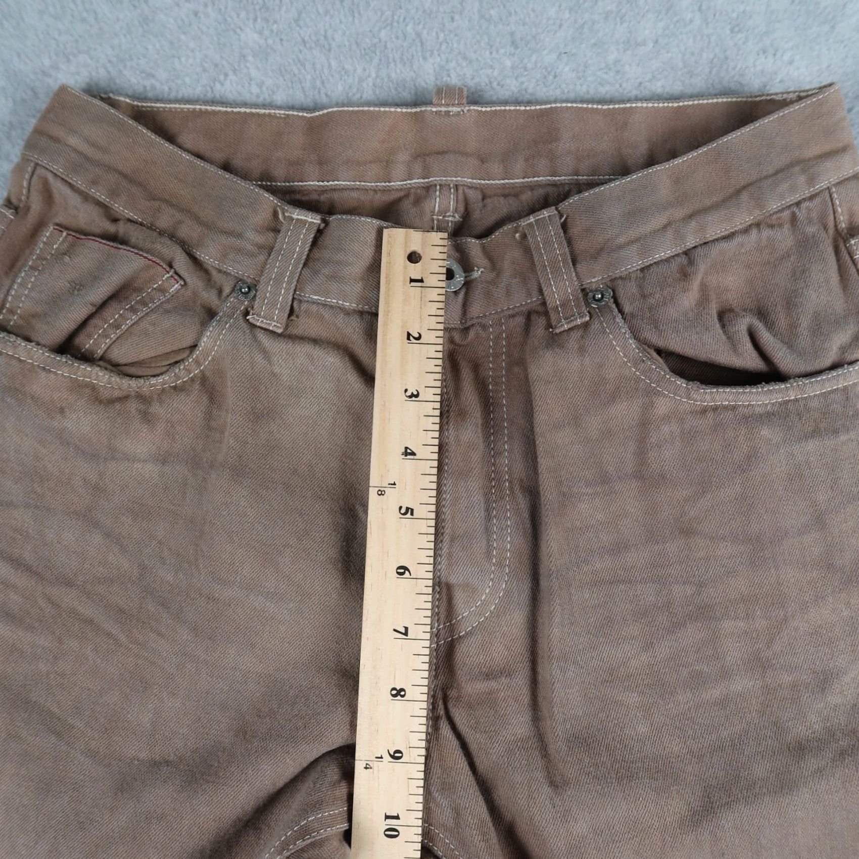 Brian Dales Brian Dales Denim Jeans Brown Men’s 32 Regular 5-Pocket Style Straight Italy Vintage? Size US 32 / EU 48 - 4 Thumbnail