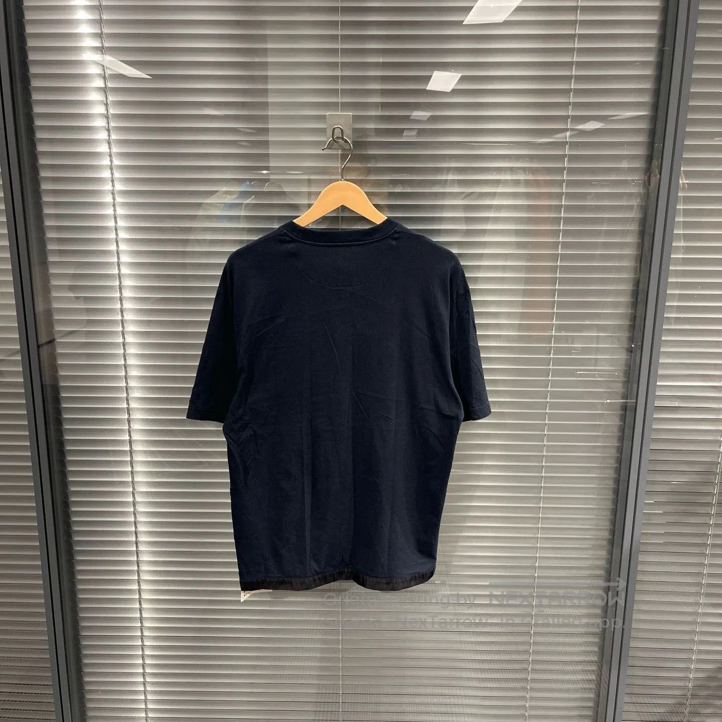 Prada Black Short Sleeve T-Shirt with Patch Pocket. Size US M / EU 48-50 / 2 - 2 Thumbnail