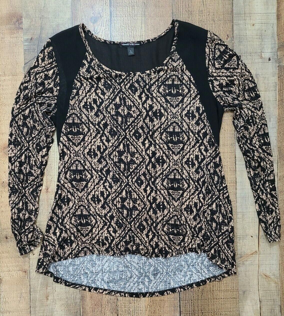 Designer Happening In The Present Top Large Geometric Long sheer Size L / US 10 / IT 46 - 1 Thumbnail