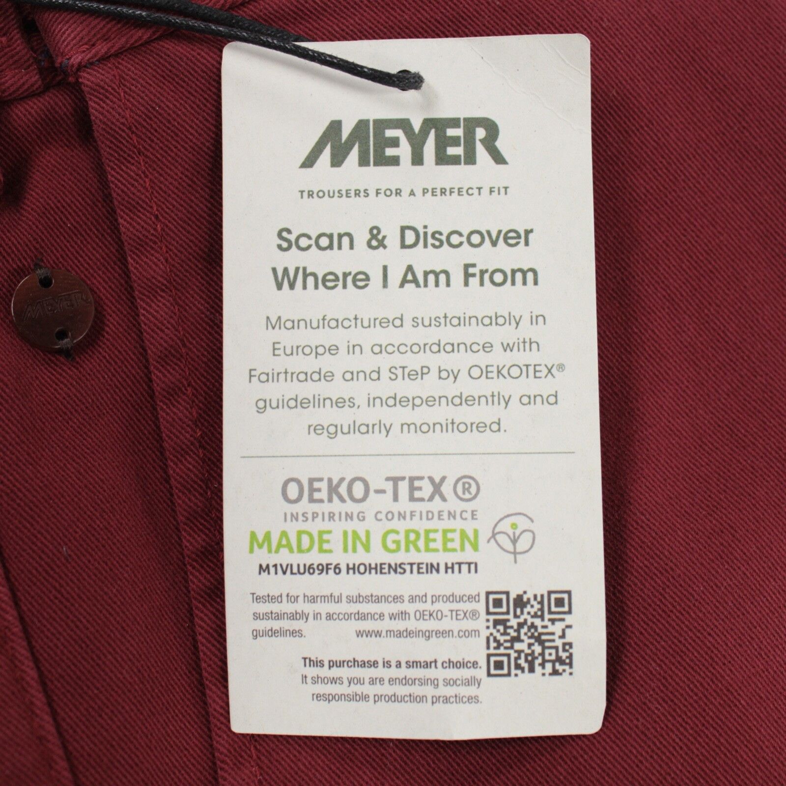 Other Meyer New with tags Chinos Size 34 US In Red Size US 34 / EU 50 - 5 Thumbnail