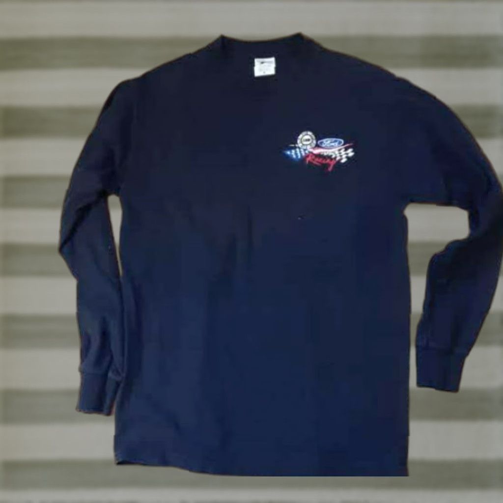 Ford VINTAGE UAW Ford Racing Long Sleeve tshirt Union Line USA M Black Mens Smart Fit New Size US M / EU 48-50 / 2 - 1 Thumbnail
