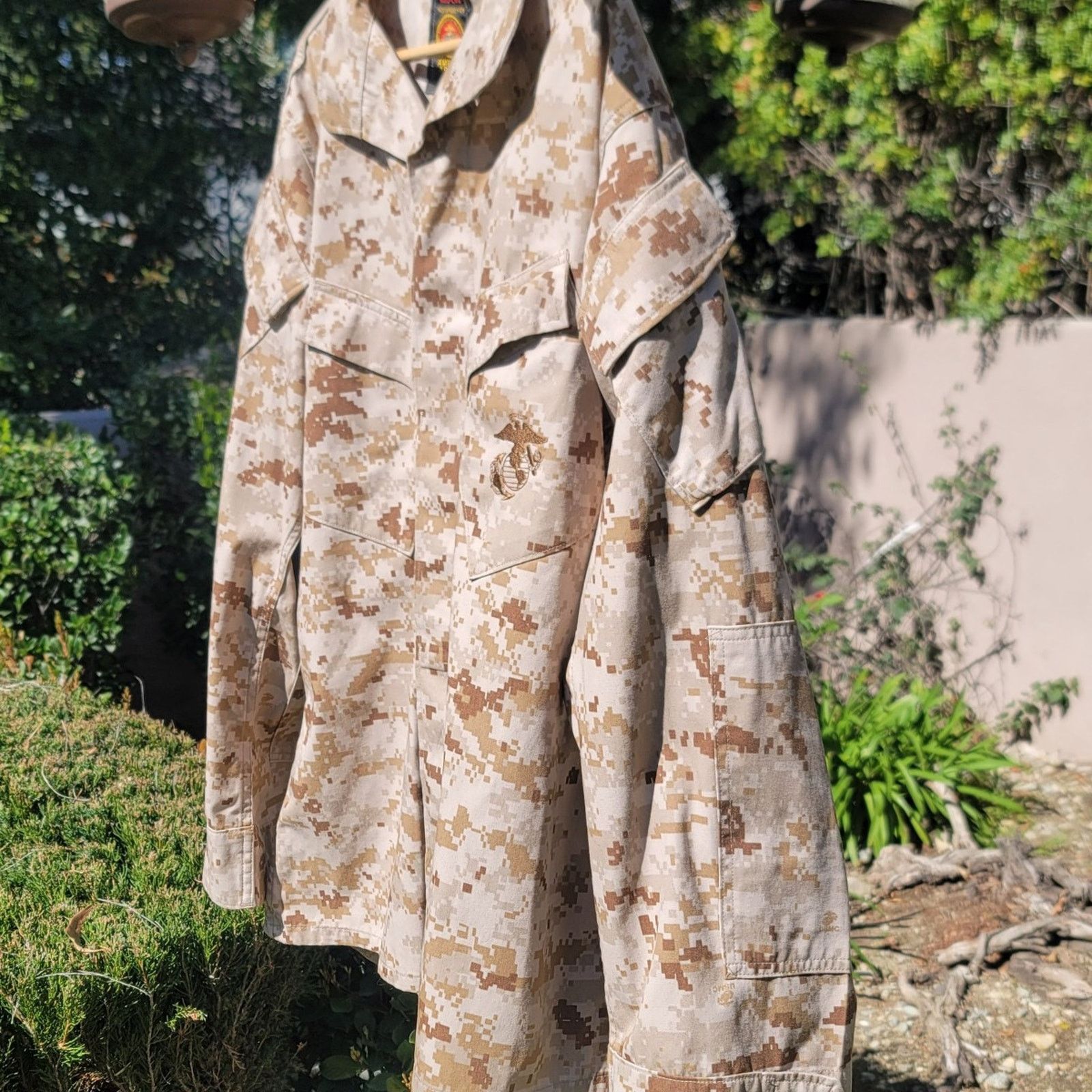 The Unbranded Brand USMC Marines Desert MARPAT Digital Camo Field Uniform Jacket Size US M / EU 48-50 / 2 - 2 Thumbnail