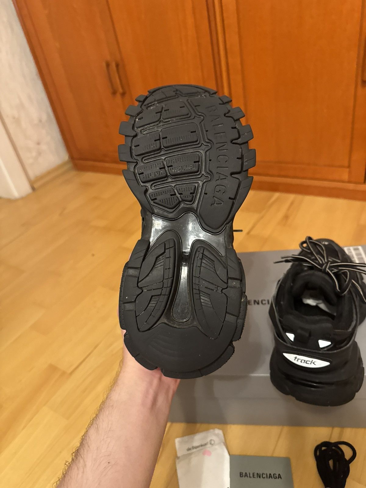 Balenciaga Balenciaga Track Triple Black Size US 7 / EU 40 - 10 Thumbnail