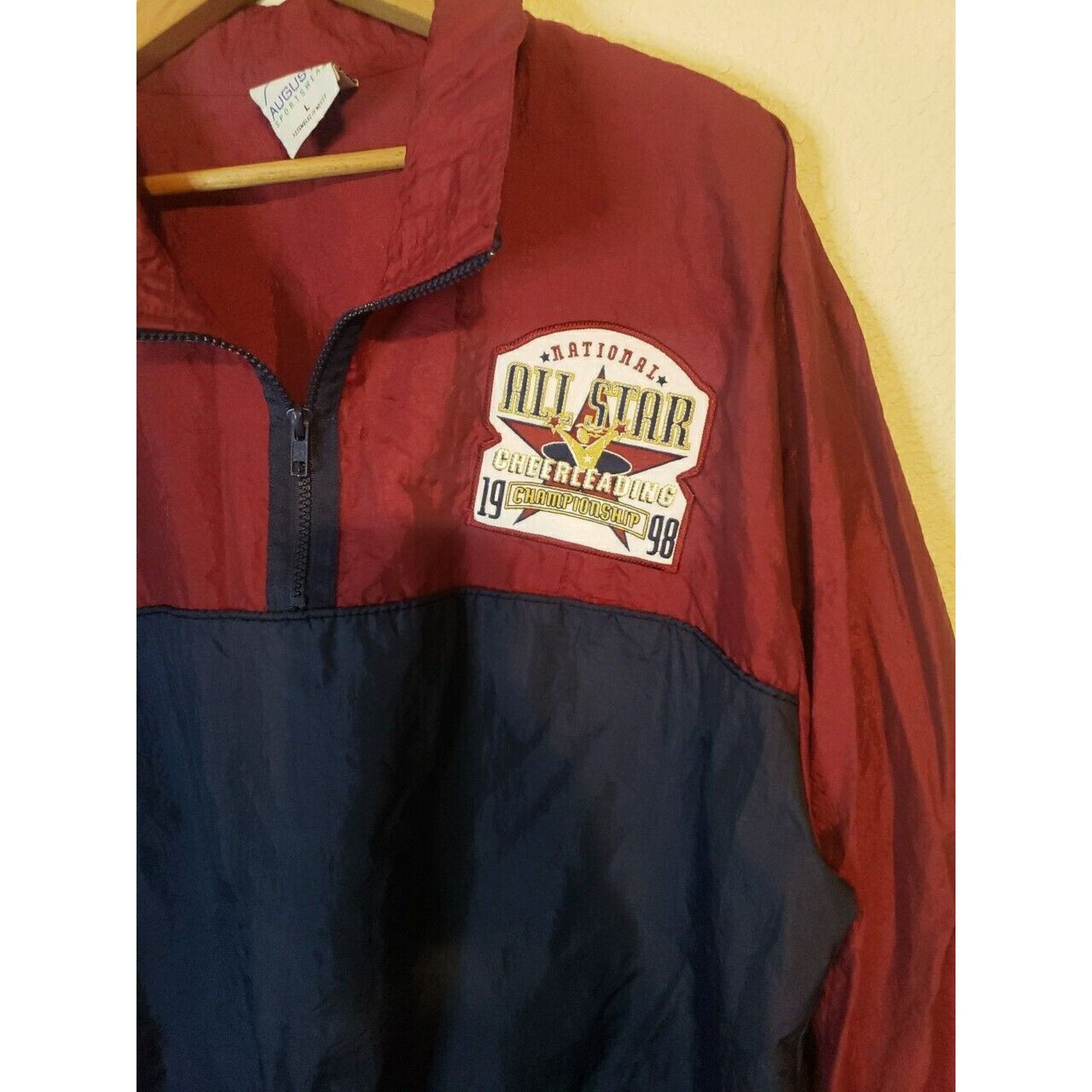 Other 1998 National cheerleading Championship Windbreaker LARGE Size L / US 10 / IT 46 - 9 Thumbnail