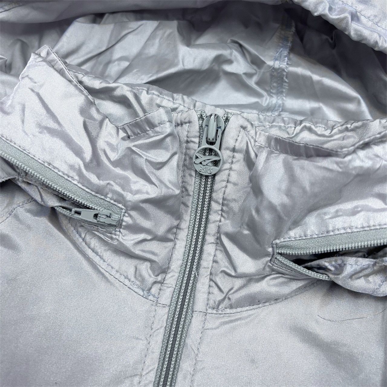 Asics Vintage 90s Asics Hooded Windbreaker Jacket Size US M / EU 48-50 / 2 - 4 Thumbnail