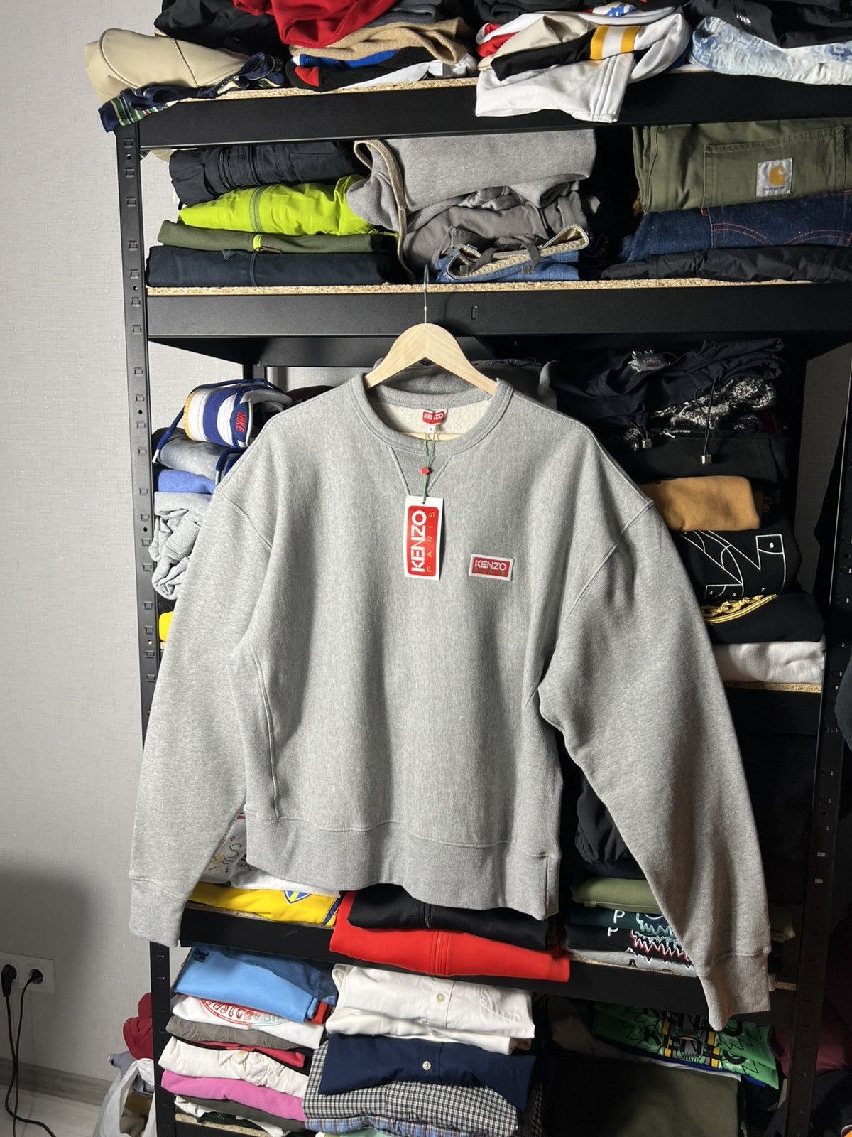 Kenzo 🔥 Kenzo Paris Oversized Sweatshirt — Grey Size S Size US S / EU 44-46 / 1 - 7 Thumbnail