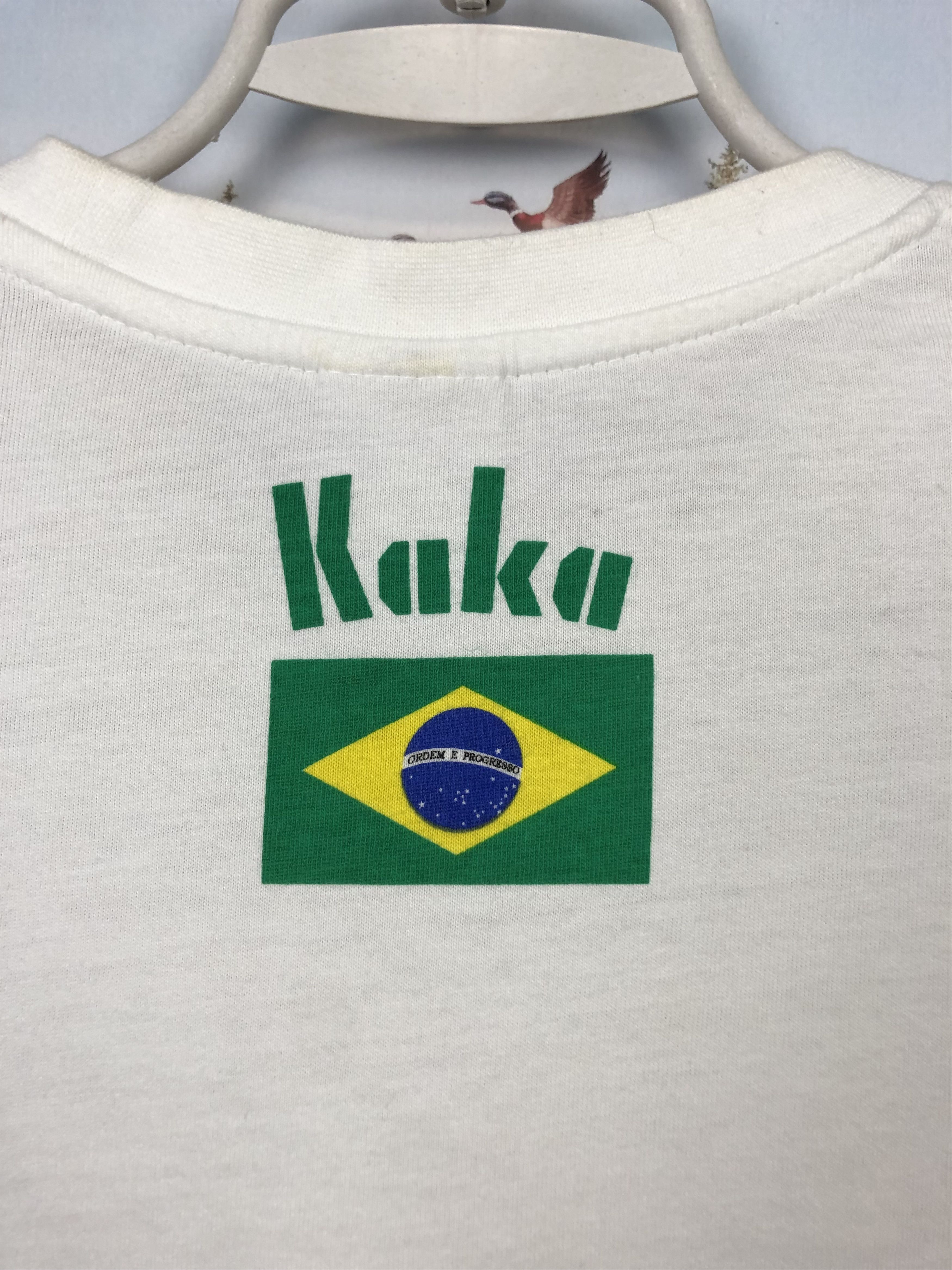 Adidas Vintage World Cup Brazil #22 Kaka Football Vest Tee Hype Size US XL / EU 56 / 4 - 16 Thumbnail