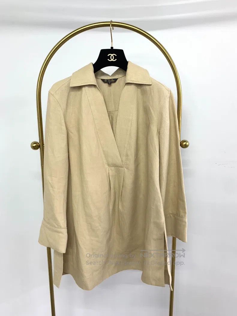 Loro Piana Loro Piana Linen Collar Shirt Size S / US 4 / IT 40 - 1 Thumbnail