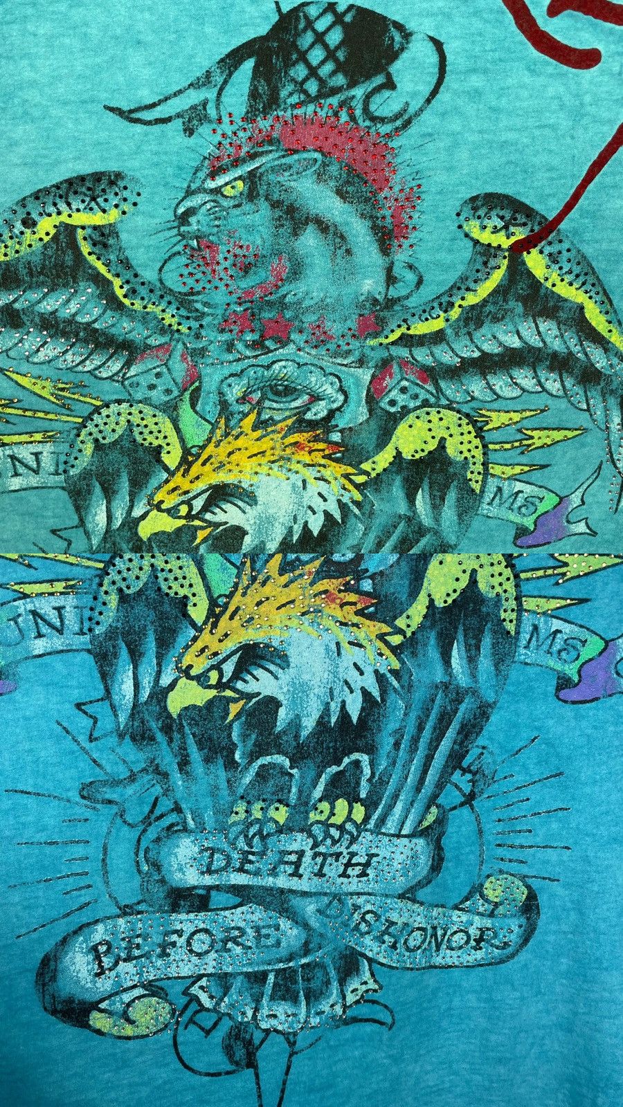 Christian Audigier × Ed Hardy Ed Hardy Big Logo Mens Polo Shirt Size L-XL Size US XL / EU 56 / 4 - 18 Thumbnail