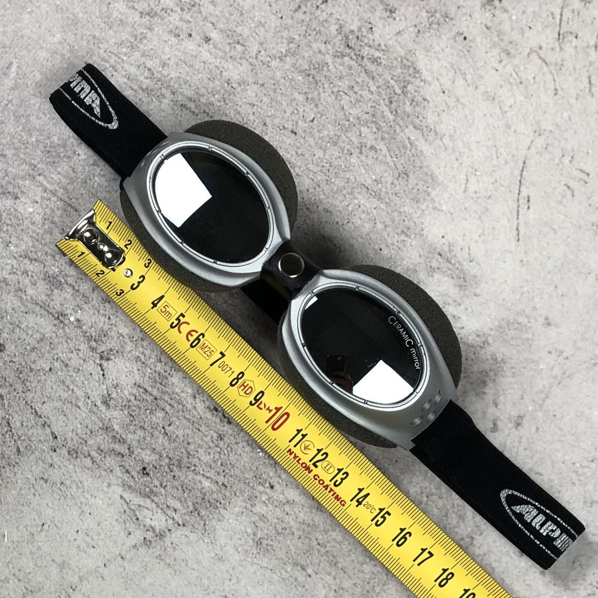 Vintage Y2K Steampunk Alpina Hypno Small Ceramic Mirror Sunglasses Size ONE SIZE - 18 Thumbnail