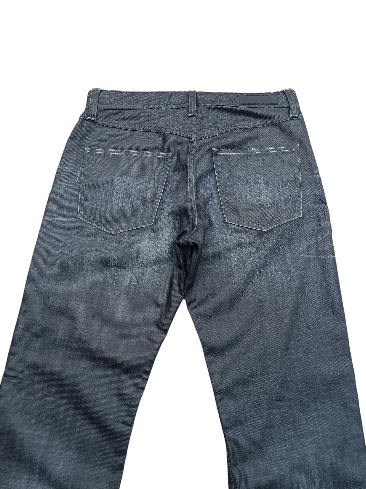 Japanese Brand BACK NUMBER BLACK LABEL WHISKERS FADED DENIM E262 Size US 31 - 6 Thumbnail