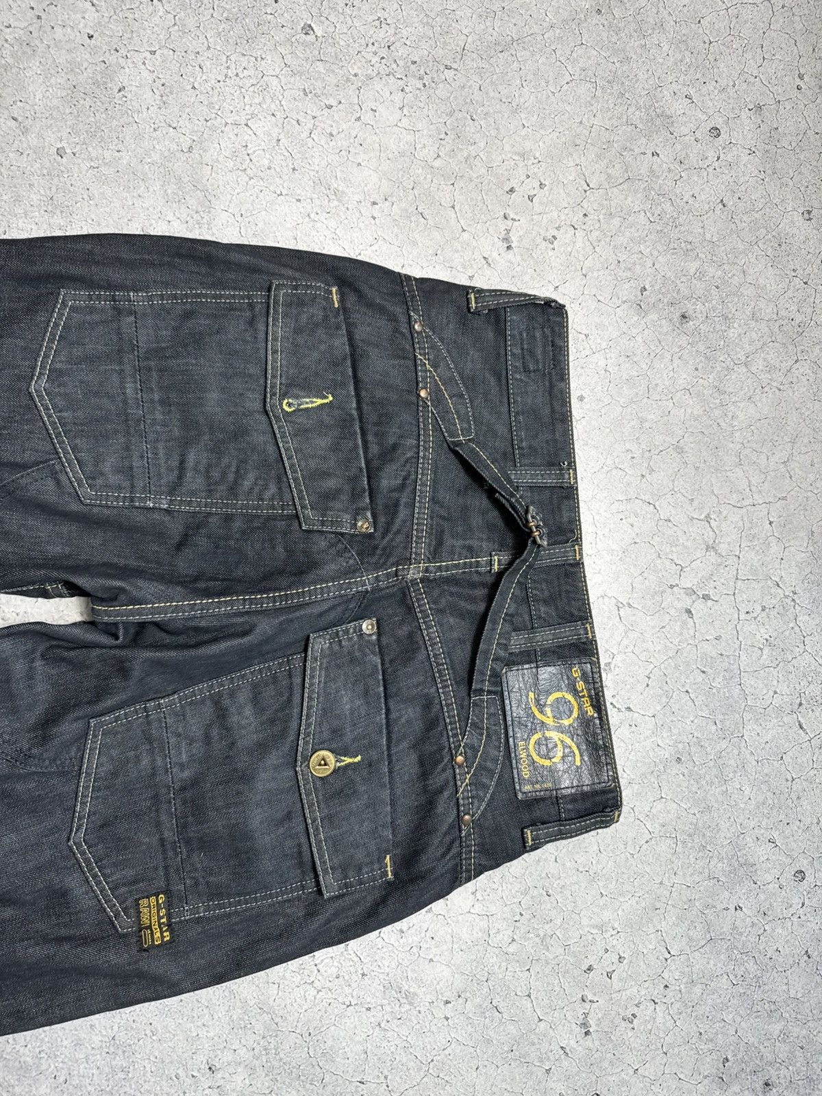 G-Star × Japanese Brand G Star Raw Denim Cargo Pants Workwear 96 31x32 Size US 32 / EU 48 - 9 Thumbnail
