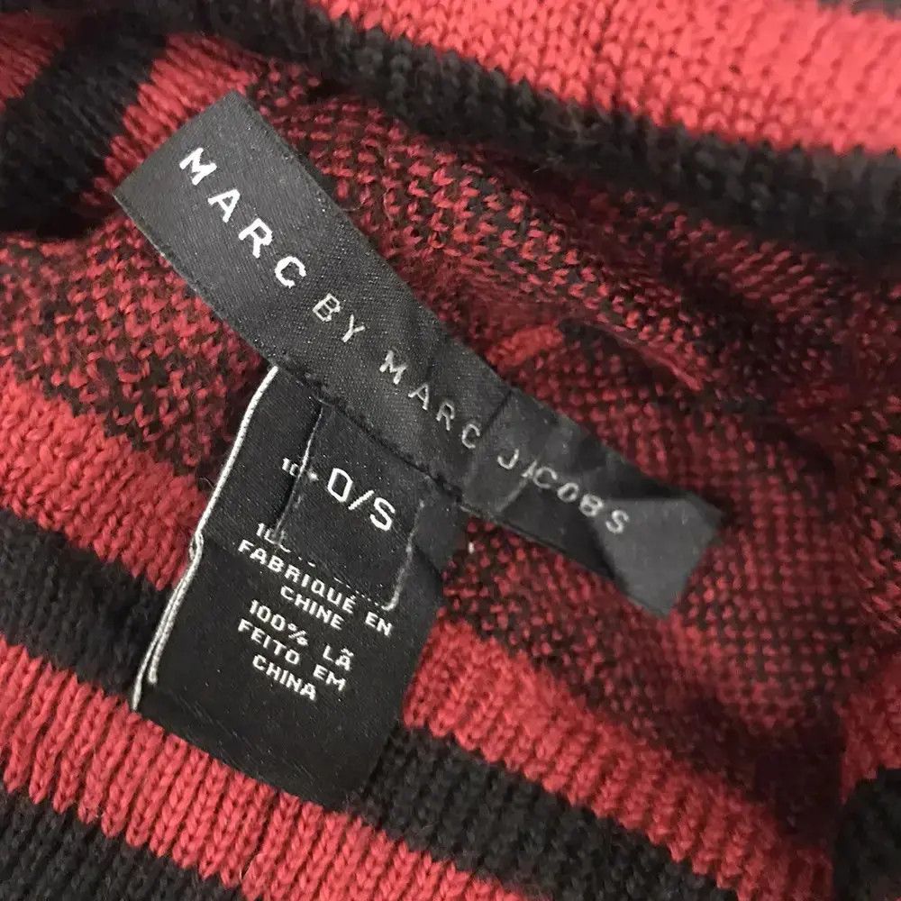 Marc Jacobs × Marc by Marc Jacobs × Vintage Marc By Marc Jacobs Stripe Beanie Hat Size ONE SIZE - 4 Thumbnail