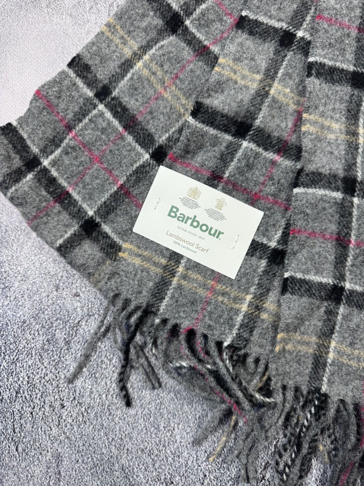 Barbour Barbour Tartan Lambswool Scarf — New with Tags Size ONE SIZE - 4 Thumbnail