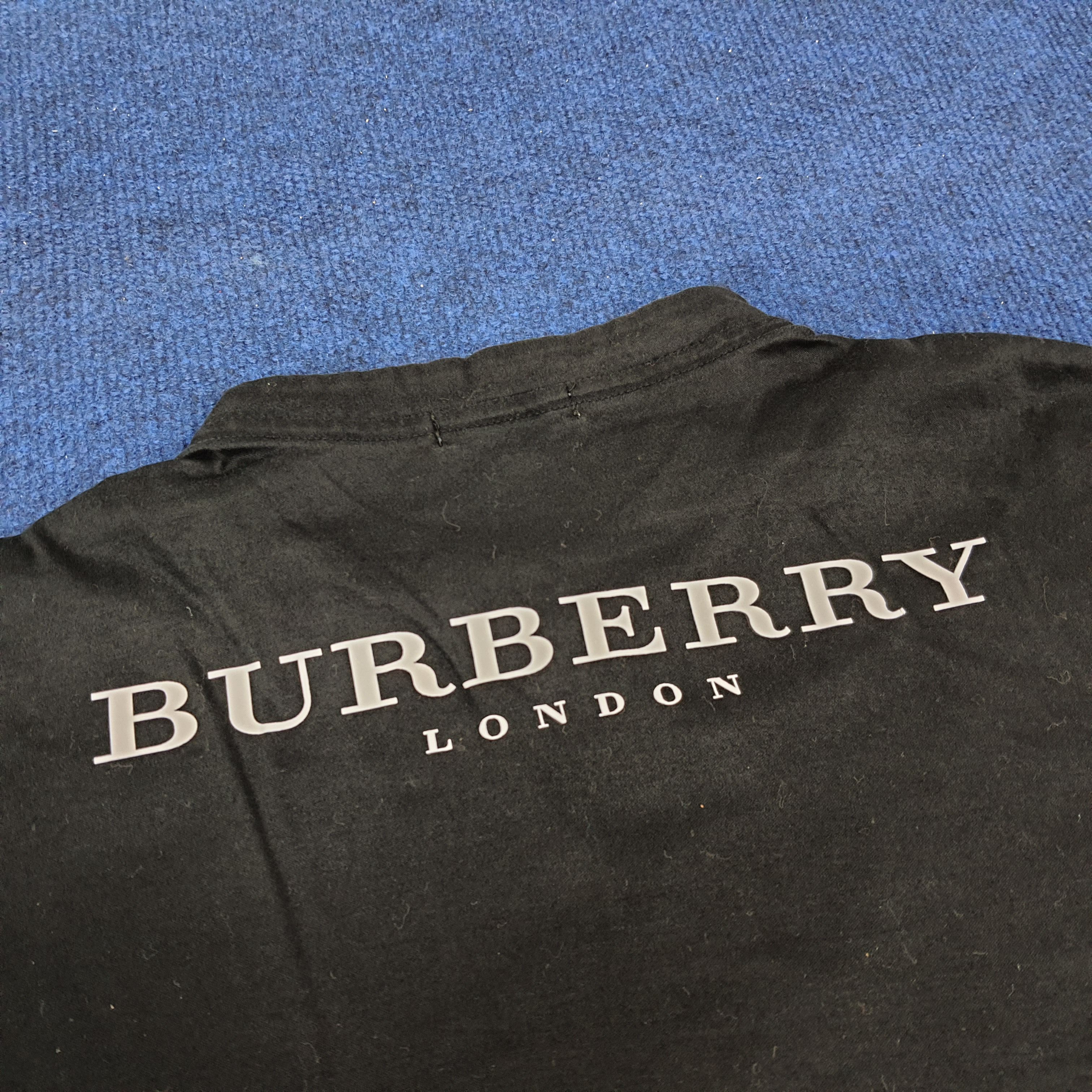Burberry × Vintage Vintage Burberry London Button Tshirt Size US L / EU 52-54 / 3 - 2 Thumbnail