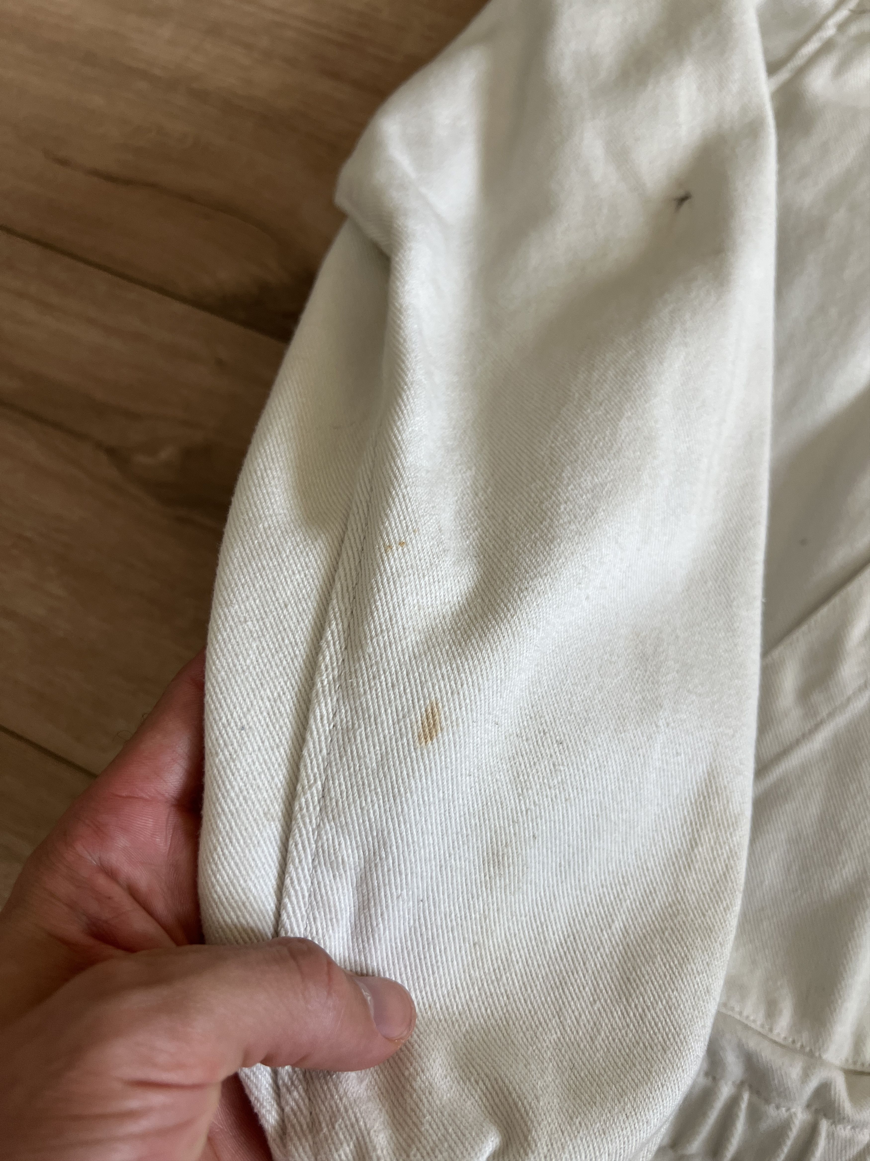 Stussy Stussy White Zip Up Hooded Work Jacket Size L Canvas Hoodie Size US L / EU 52-54 / 3 - 6 Thumbnail
