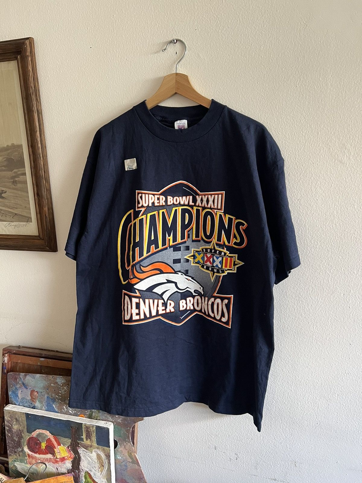 Vintage 1997 Denver Broncos Super Bowl XXXII Champions Tee