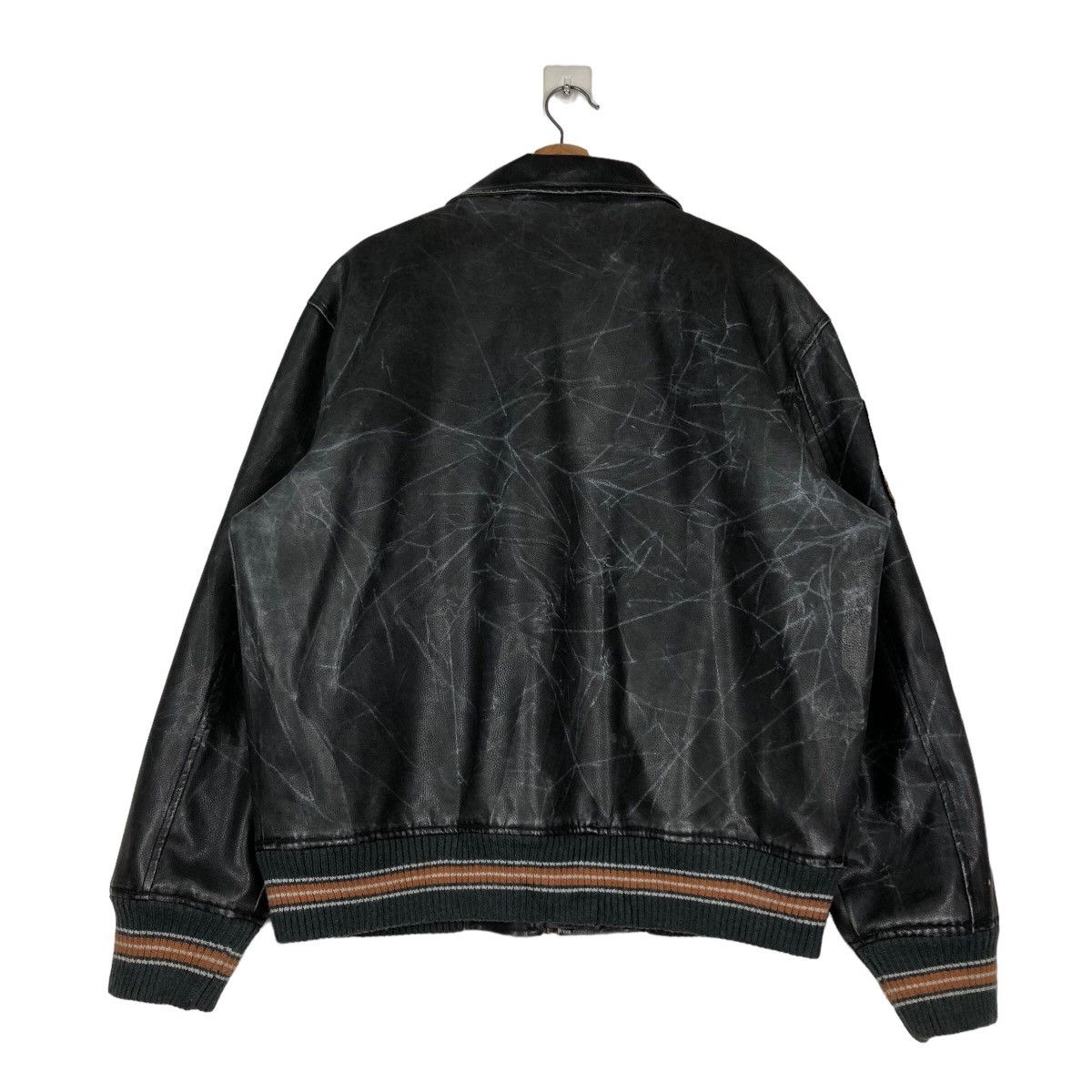 Japanese Brand 🔥Vintage Biker Leather Jacket Garam Japan Issey Miyake Size US XL / EU 56 / 4 - 8 Thumbnail