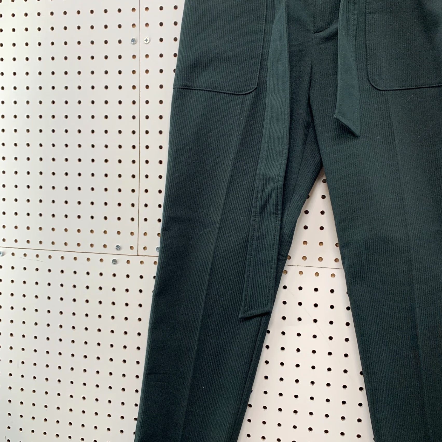 Club Monaco VINTAGE Club Monaco Tie Waist Pants Womens Size 6 Dark Green 28x29 Size 28" / US 6 / IT 42 - 4 Thumbnail