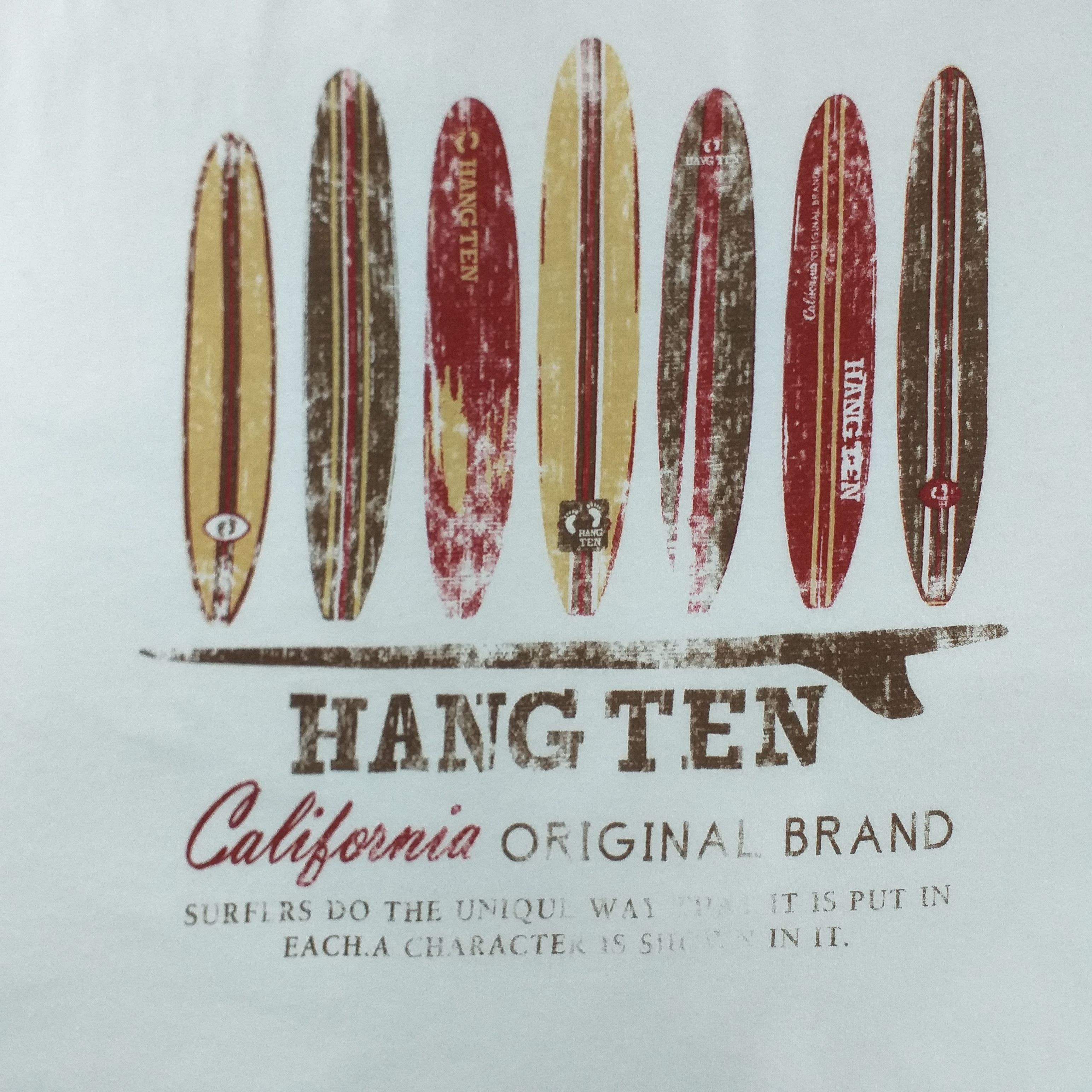 Hang Ten Hang Ten Califiornia Tshirt -E121 Size US XXL / EU 58 / 5 - 4 Thumbnail
