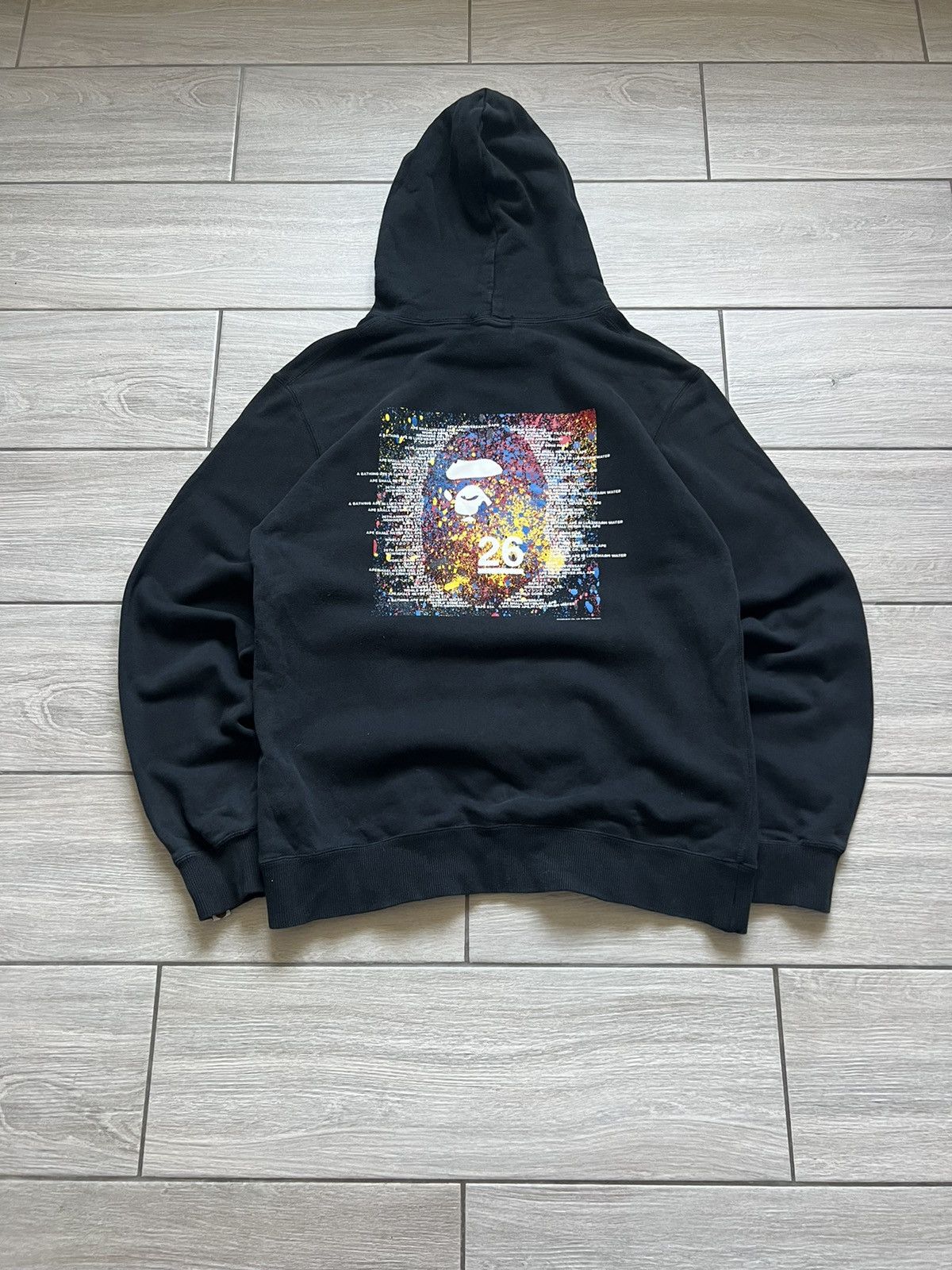Bape BAPE Nowhere 26th Anniversary Pull Over Hoodie Black Size US XL / EU 56 / 4 - 1 Thumbnail