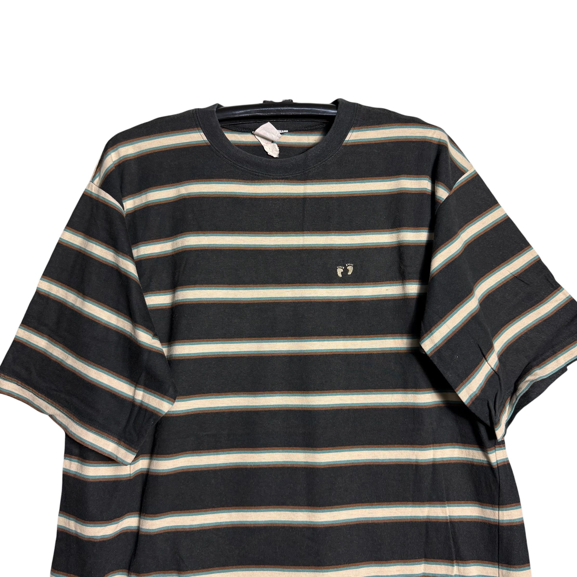 Hang Ten 🔥RARE🔥Vintage Hang Ten Streetwear Stripes T-shirt Size US M / EU 48-50 / 2 - 2 Thumbnail