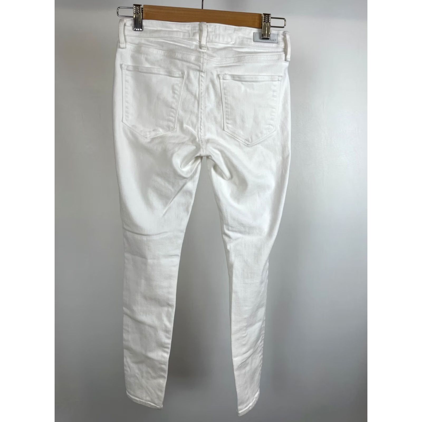 Abercrombie & Fitch Abercrombie & Fitch Jeans Womens 25 0R White Harper Low Rise Super Skinny Denim Jeans Size 42" / US 20 - 4 Thumbnail