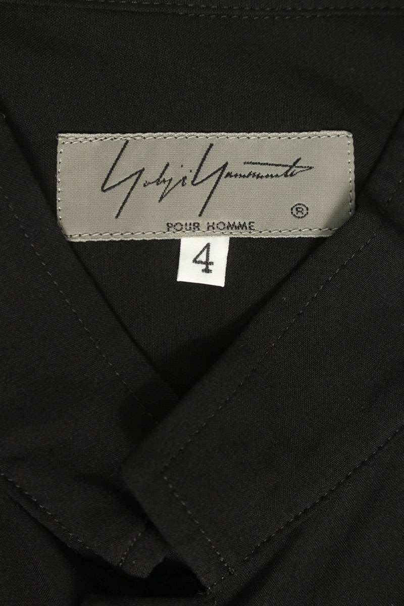 Yohji Yamamoto Yohji Yamamoto POUR HOMME // Rayon long-sleeved shirt Size US XL / EU 56 / 4 - 3 Thumbnail