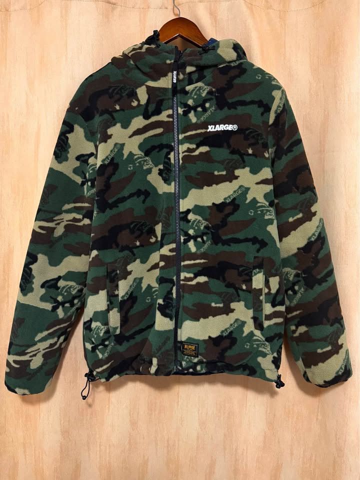 Xlarge 🔥 XLARGE Reversible Camo Fleece & Quilted Jacket 🔥 Size US L / EU 52-54 / 3 - 1 Thumbnail