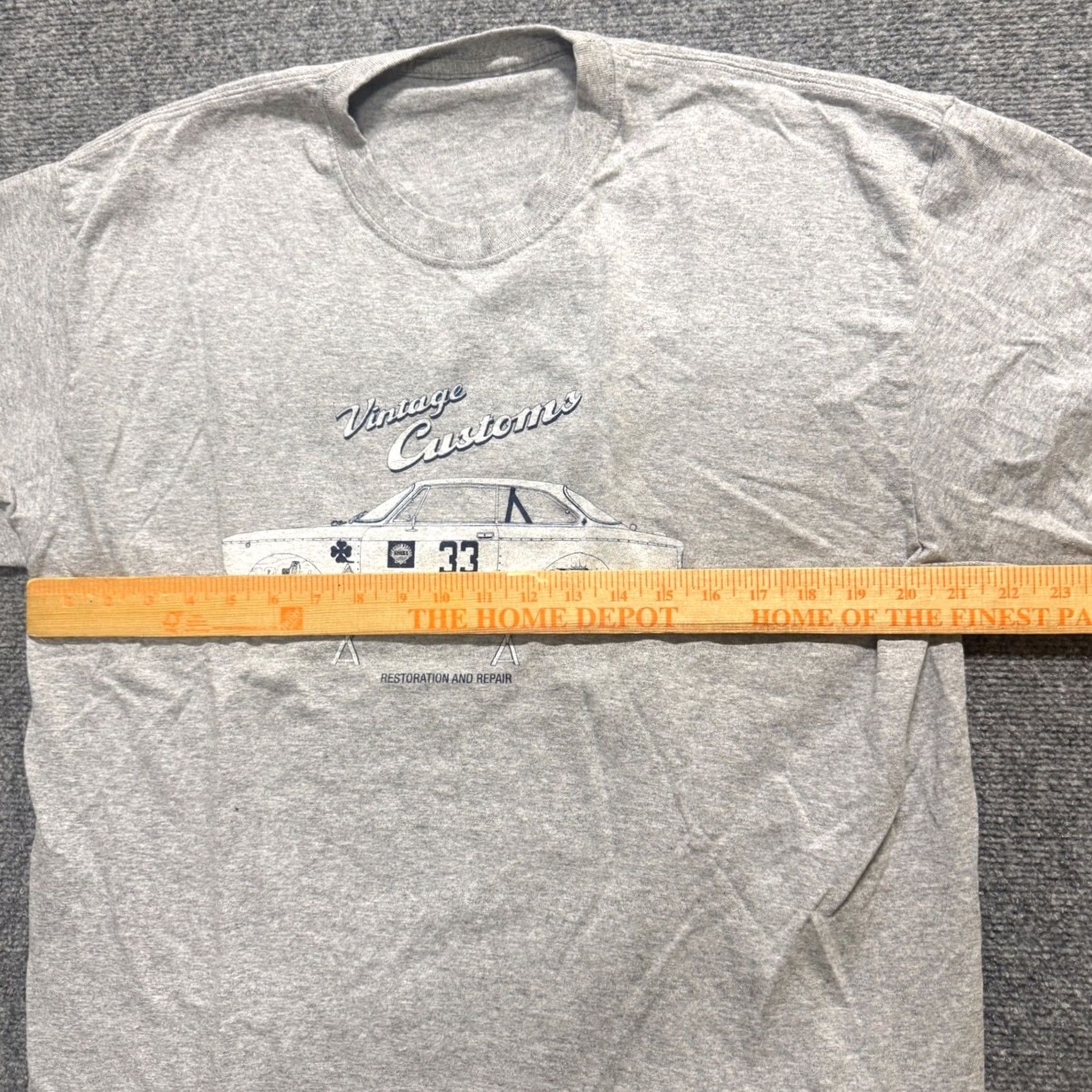 The Unbranded Brand VINTAGE The Unbranded Brand T-Shirt Mens Large Gray 100% Cotton Restoration and Repair #33 Size US L / EU 52-54 / 3 - 5 Thumbnail