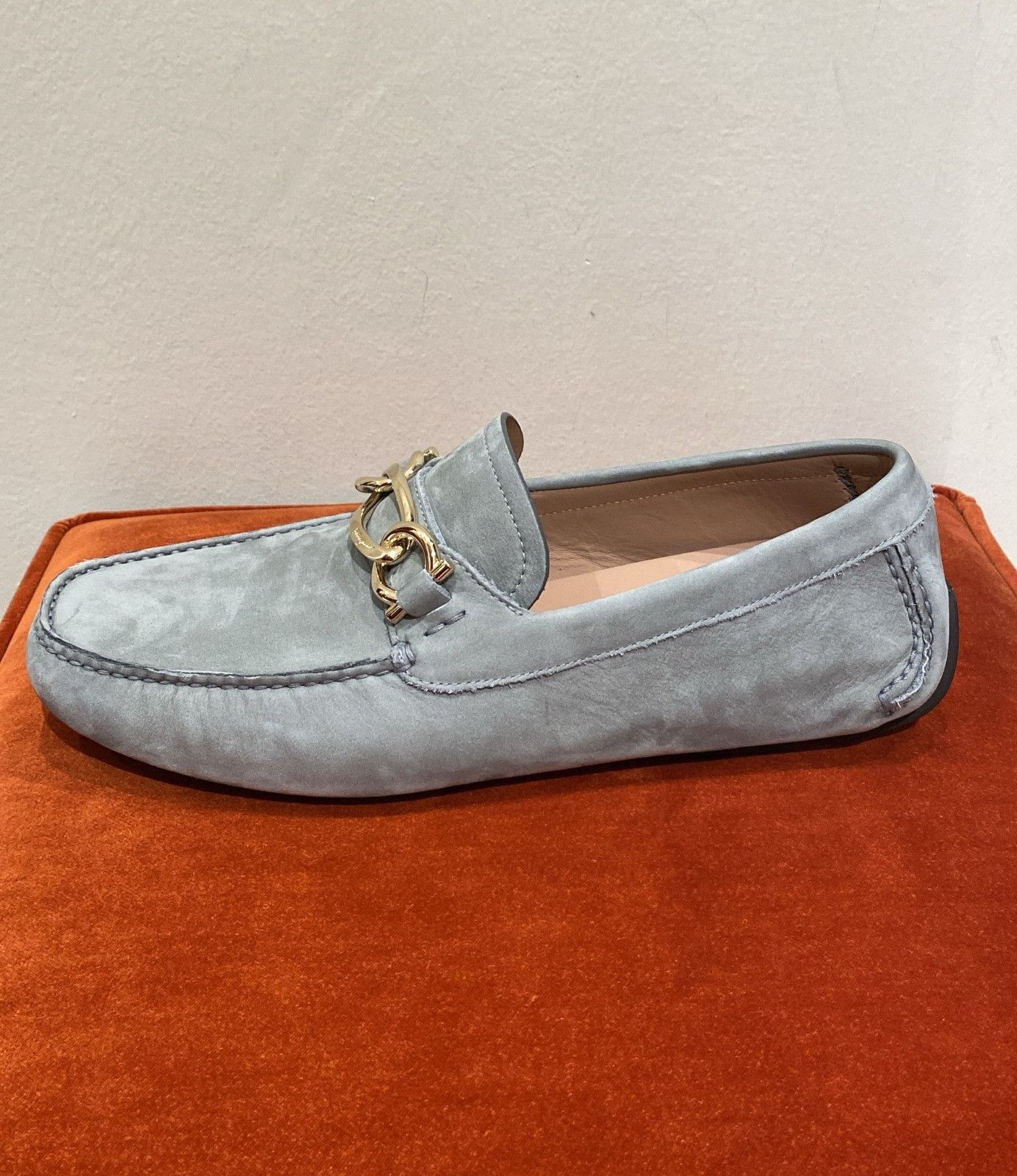 Salvatore Ferragamo o1s1rm1125 Greg Loafers in Light Blue Size US 12 / EU 45 - 1 Preview