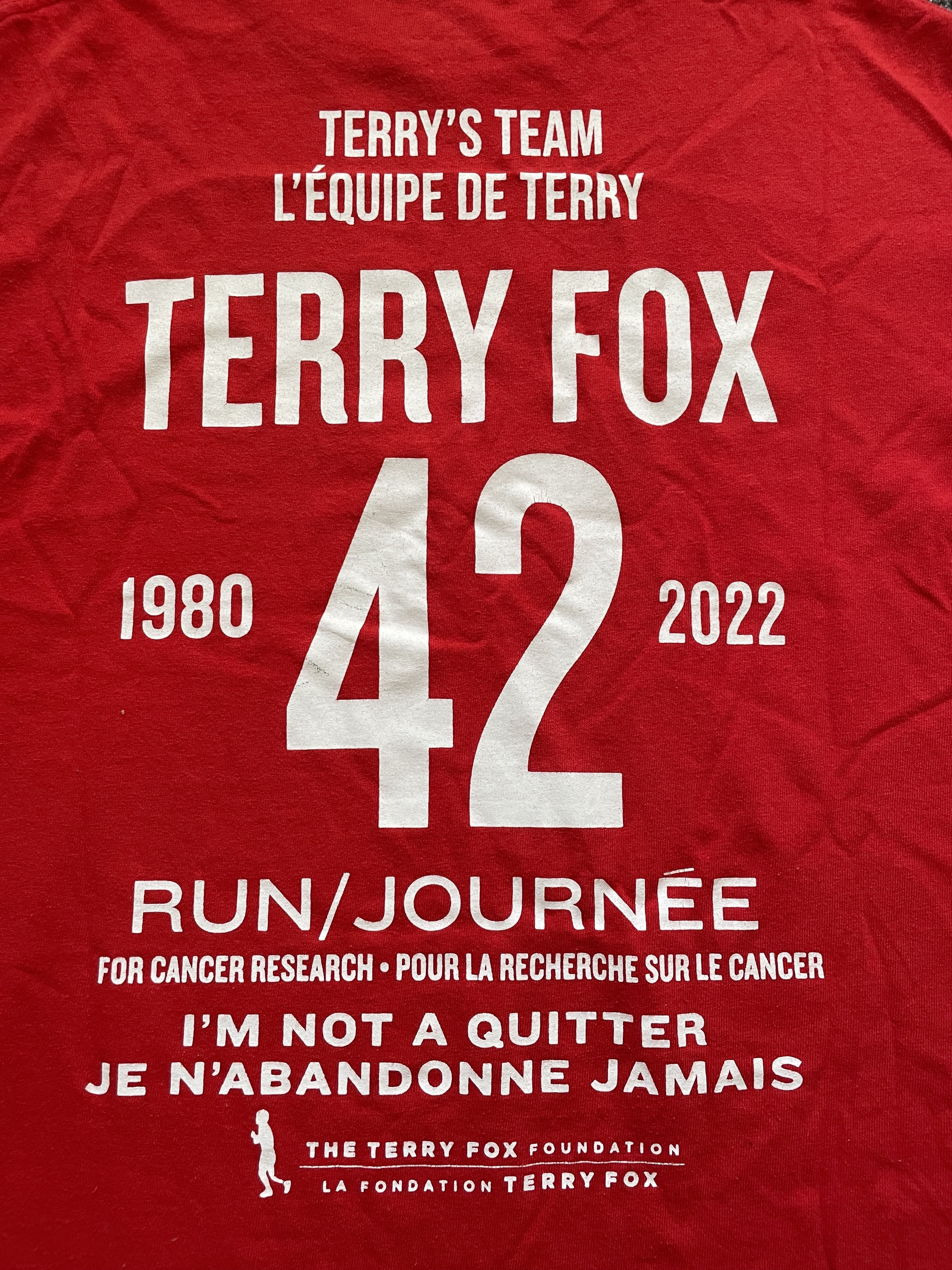 Adidas Adidas Terry Fox 42nd Anniversary Tee Running Size US M / EU 48-50 / 2 - 5 Thumbnail